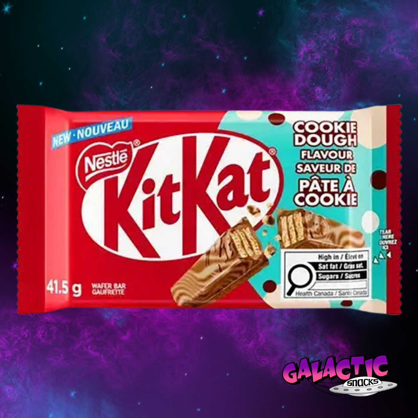 【kiki★】アフタークリーム 5本セット KitKat Cookie Dough | Galactic Snacks