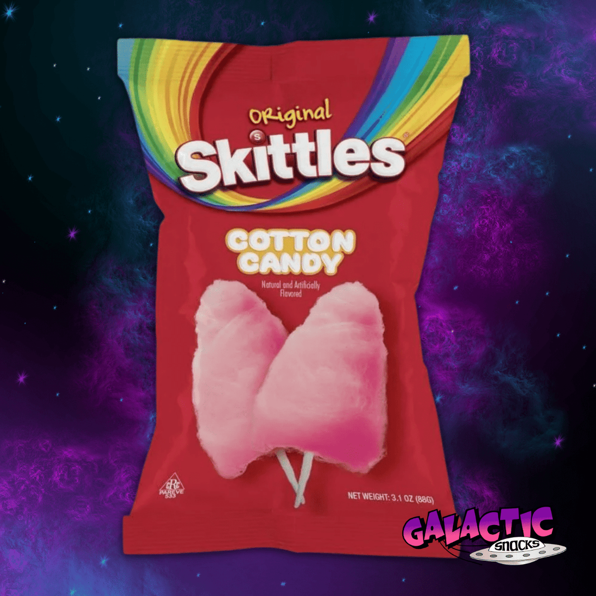 Skittles Cotton Candy - 3.1oz – Galactic Snacks