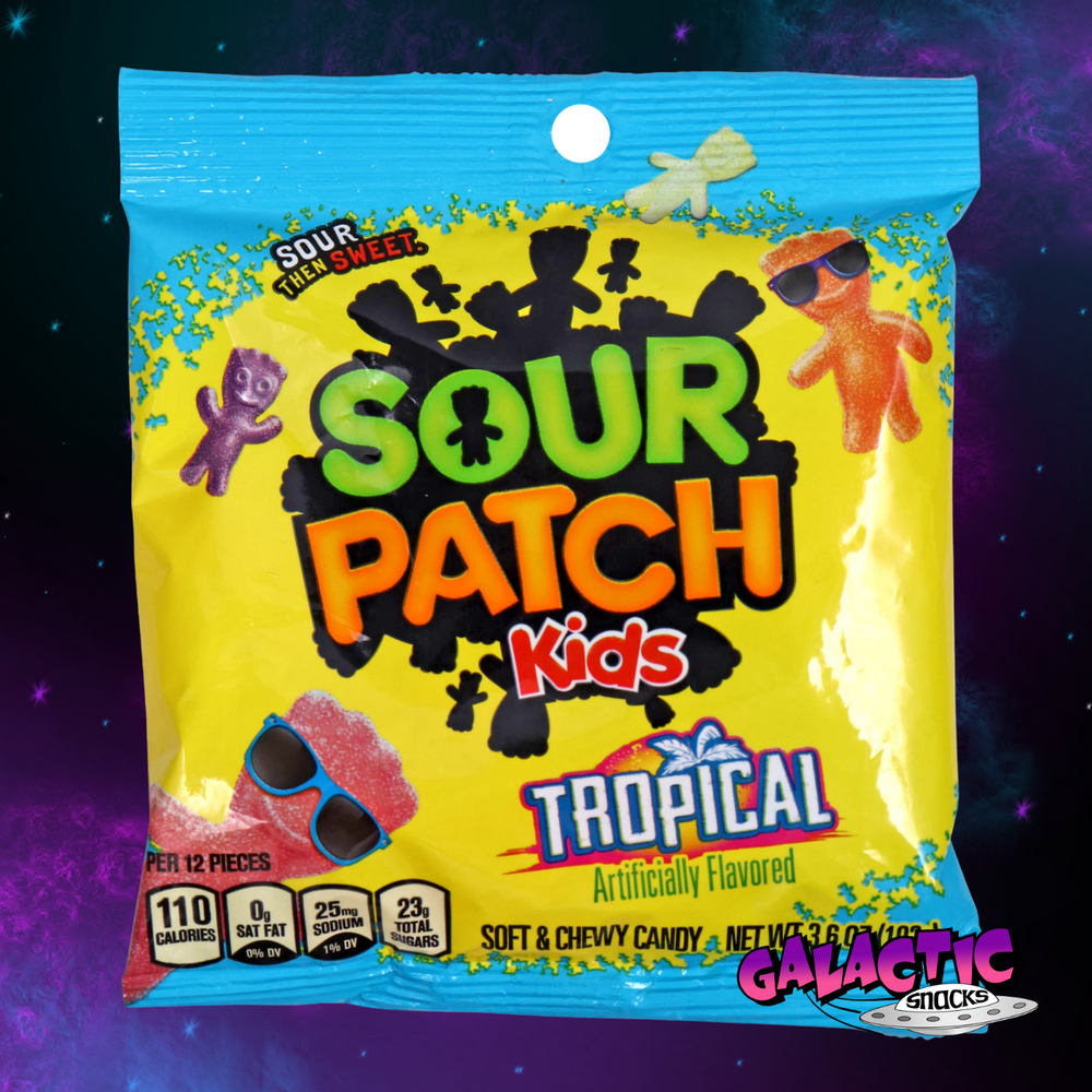 Sour Patch Kids - Tropical - 3.6 oz - Galactic Snacks BuySnacksOnline.com