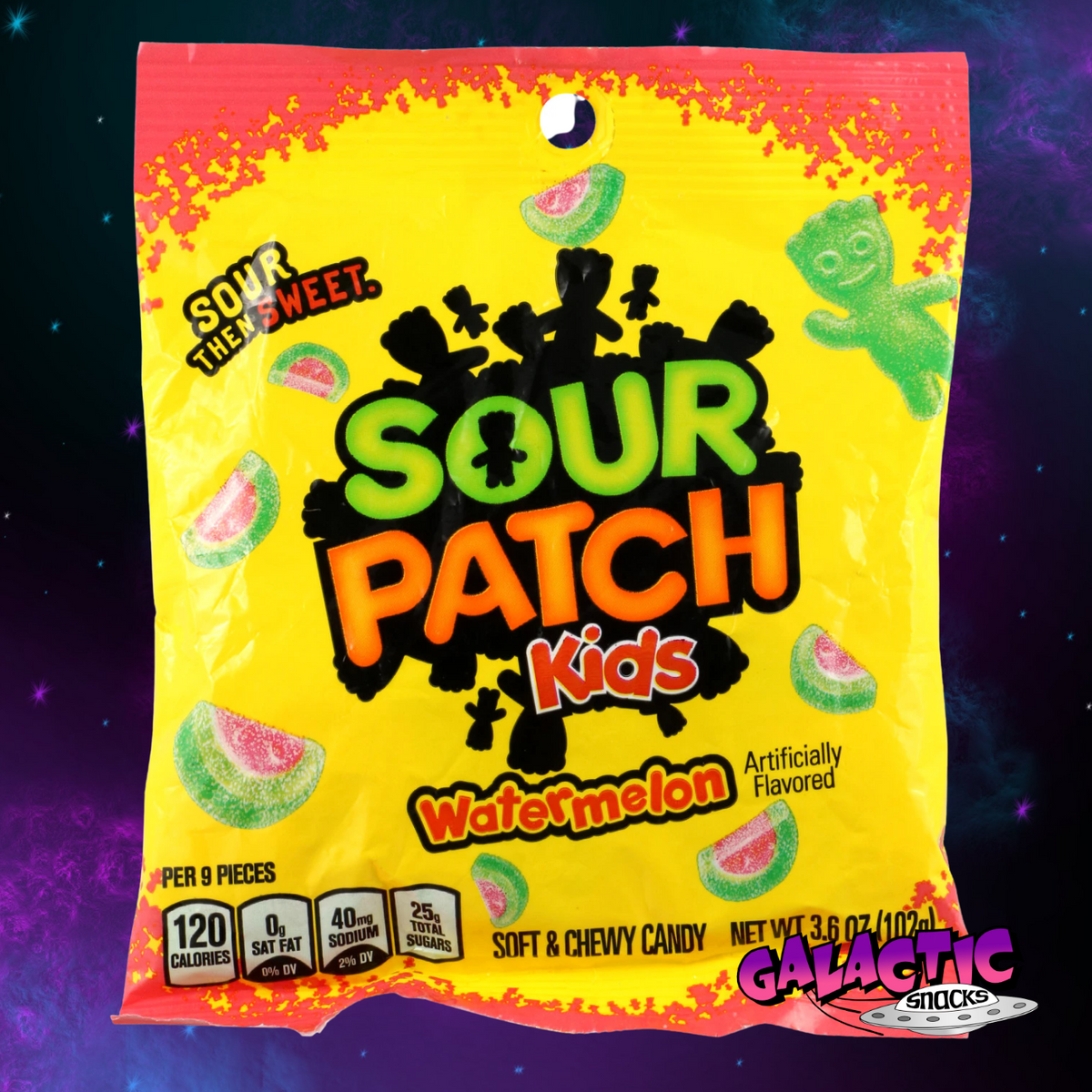 Sour Patch Kids - Just Blue Raspberry - 3.6 oz – Galactic Snacks