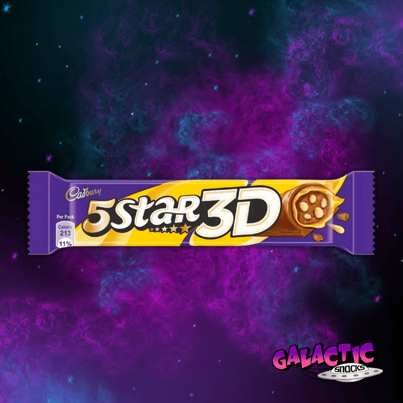 Cadbury 5 Star 3D Bar (India) - 42g