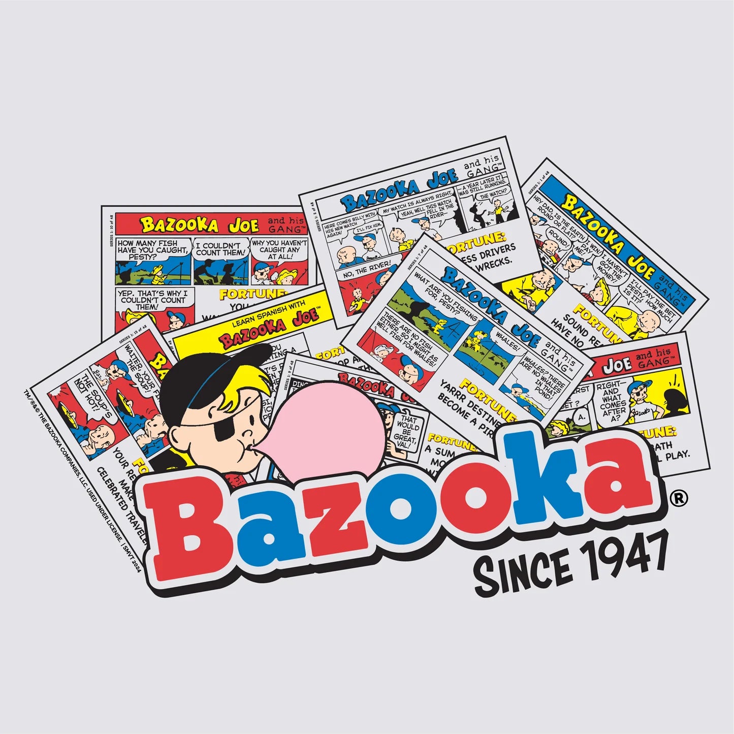 Bazooka® Joe Retro Comics T-Shirt