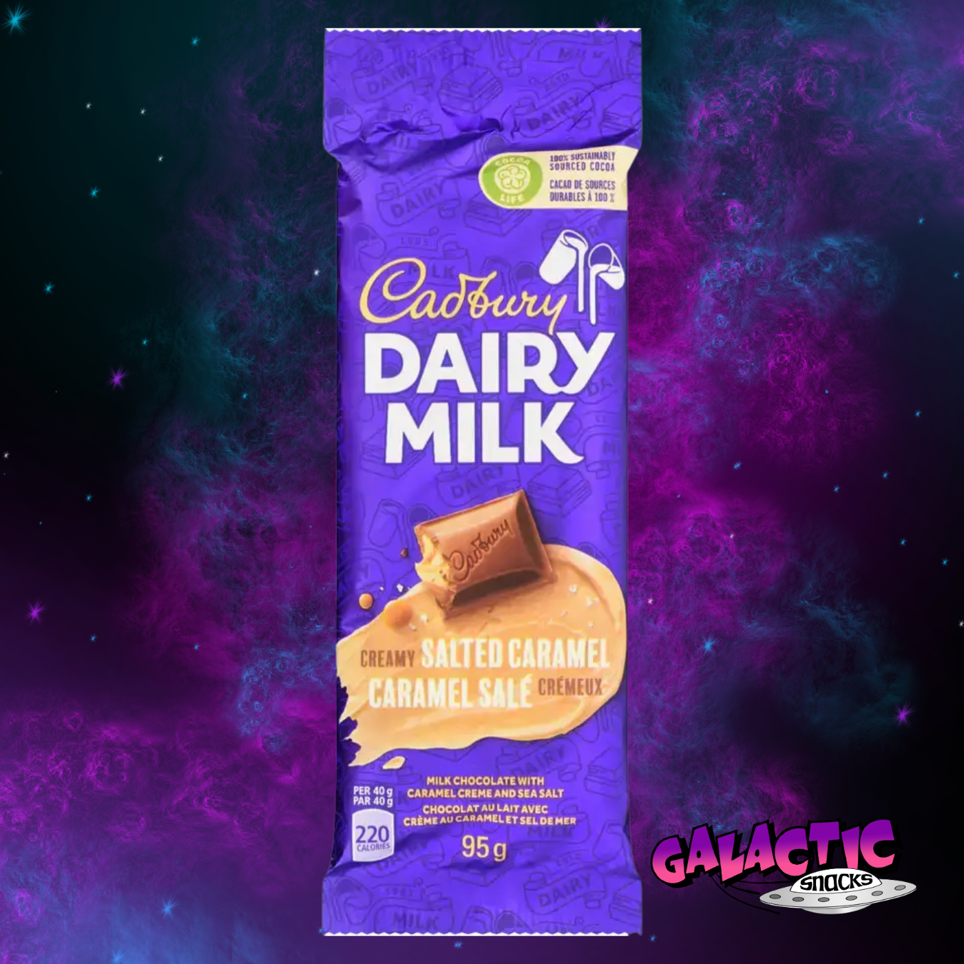 Cadbury Dairy Milk Salted Caramel - 95g (Canada)