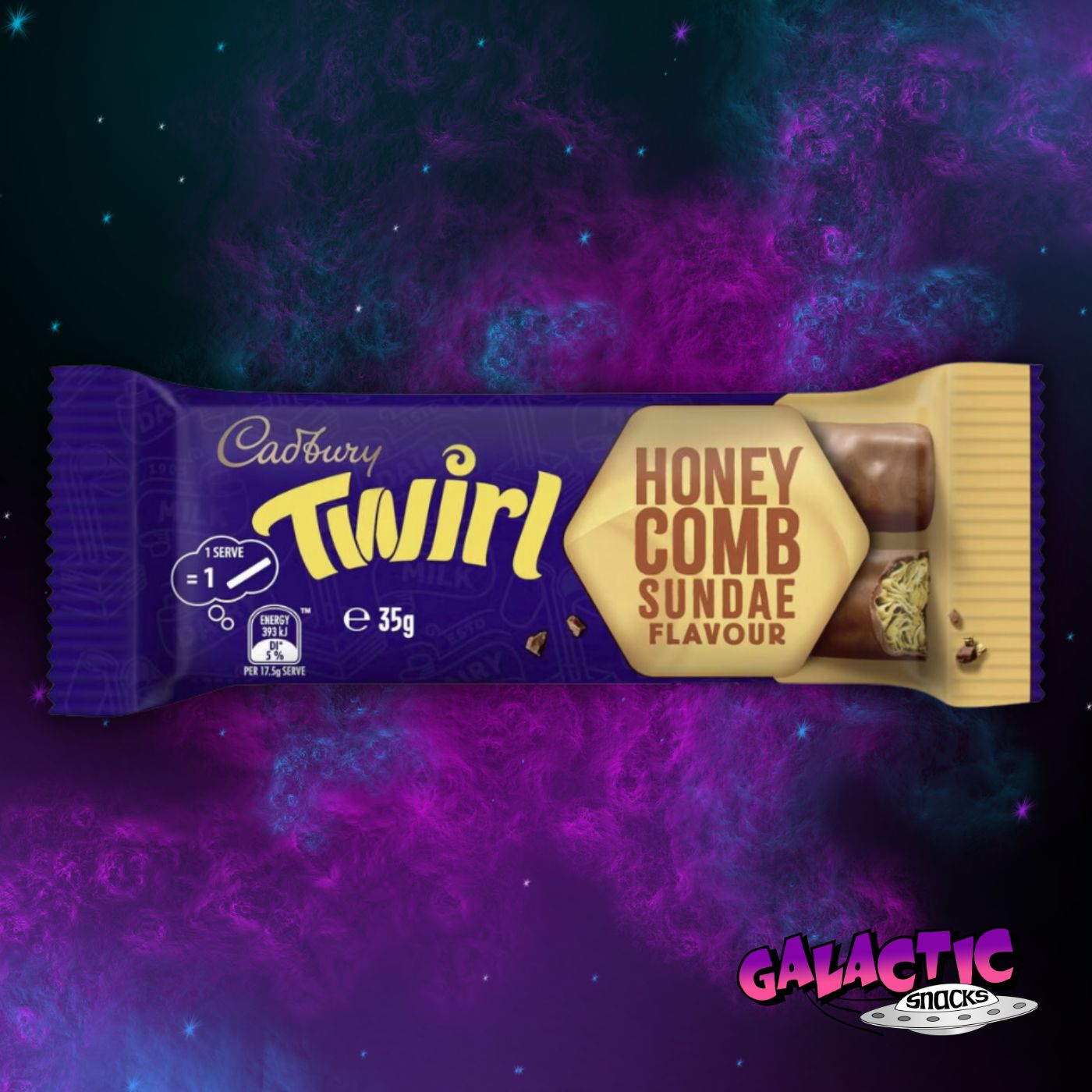 Cadbury Twirl Honey Comb Sundae 39g (Australia)