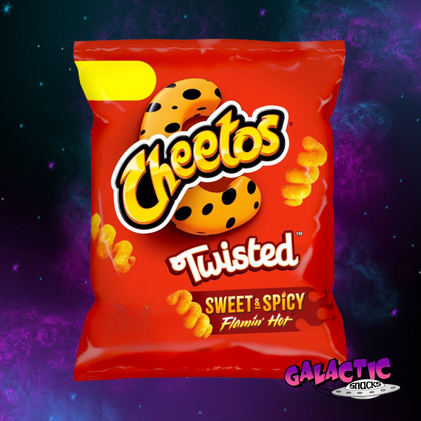 Cheetos Twisted Sweet & Spicy Flamin' Hot - 65g (UK)