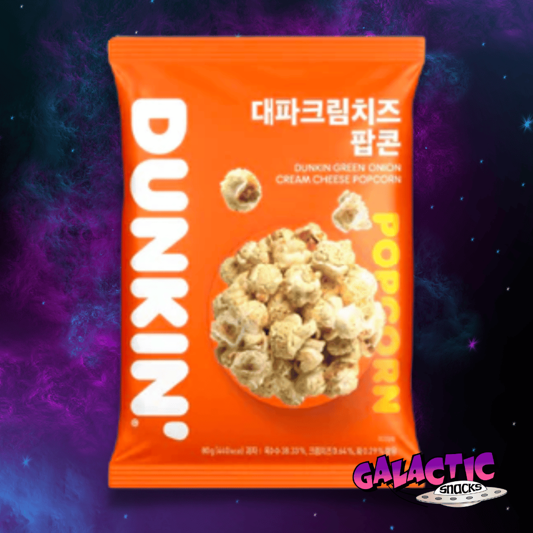 Dunkin Green Onion Cream Cheese Popcorn 80g - (Korea)