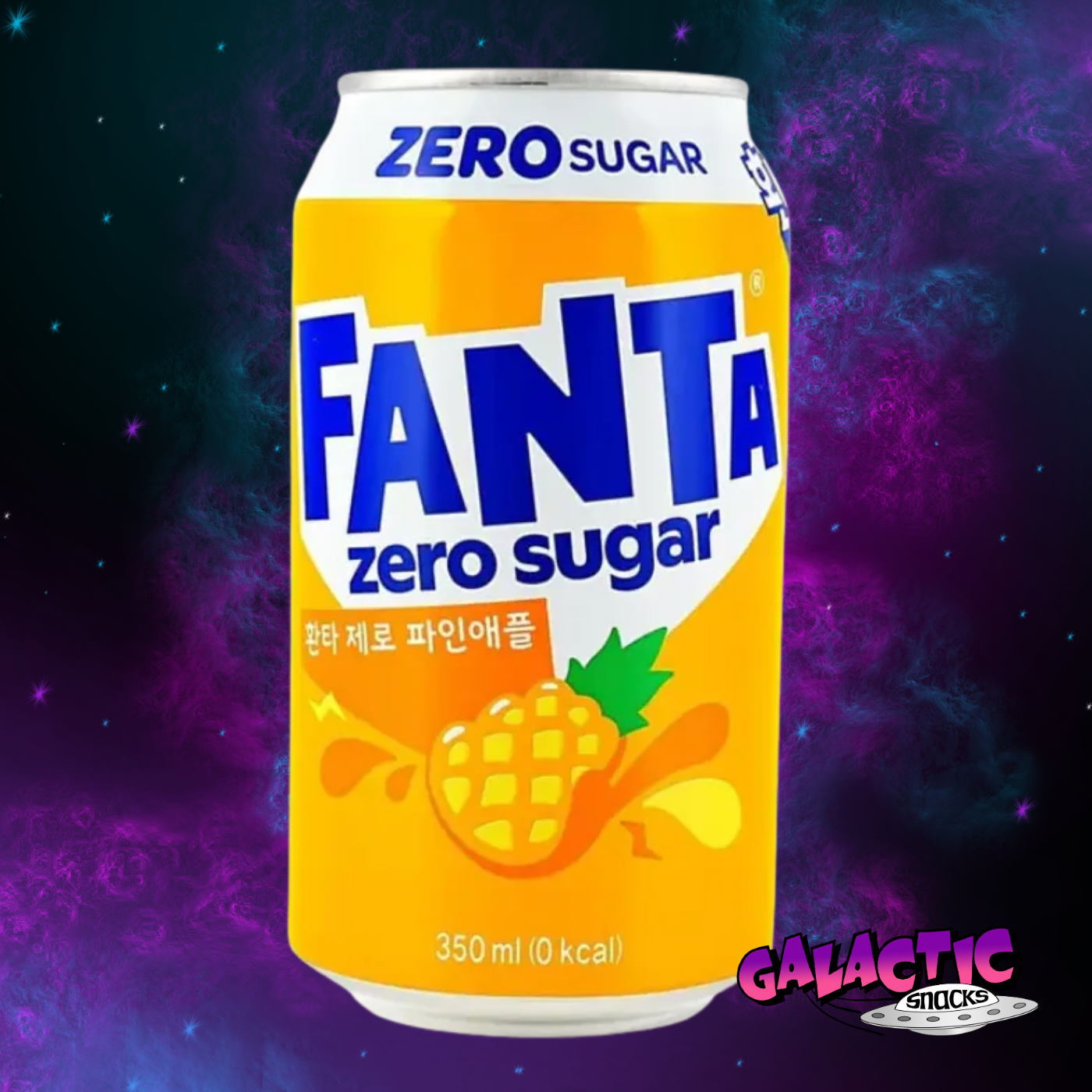 Fanta Zero Pineapple  - 350ml (Korea)
