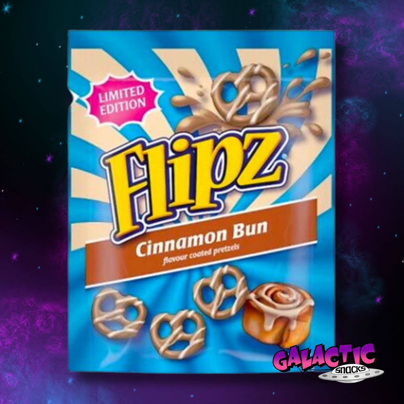 Flipz Cinnamon Bun chips from the UK