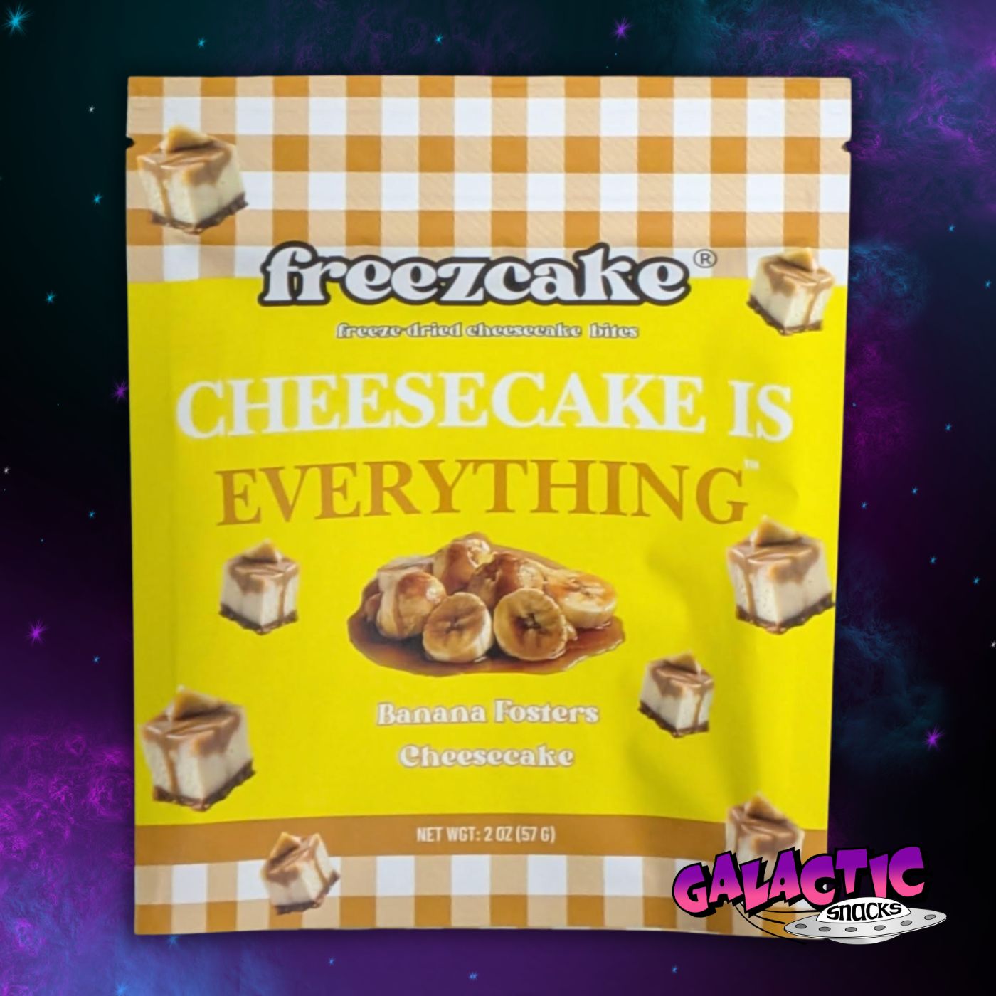 Freeze Dried Banana Fosters Cheesecake