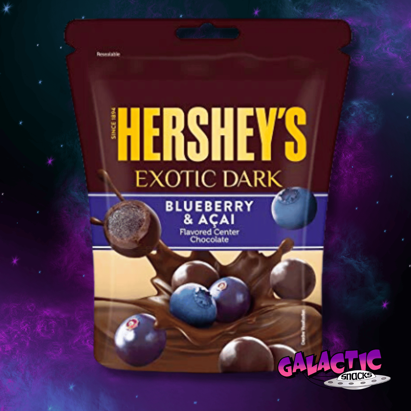 Hershey's Exotic Dark - Blueberry & Acai 100g (India)