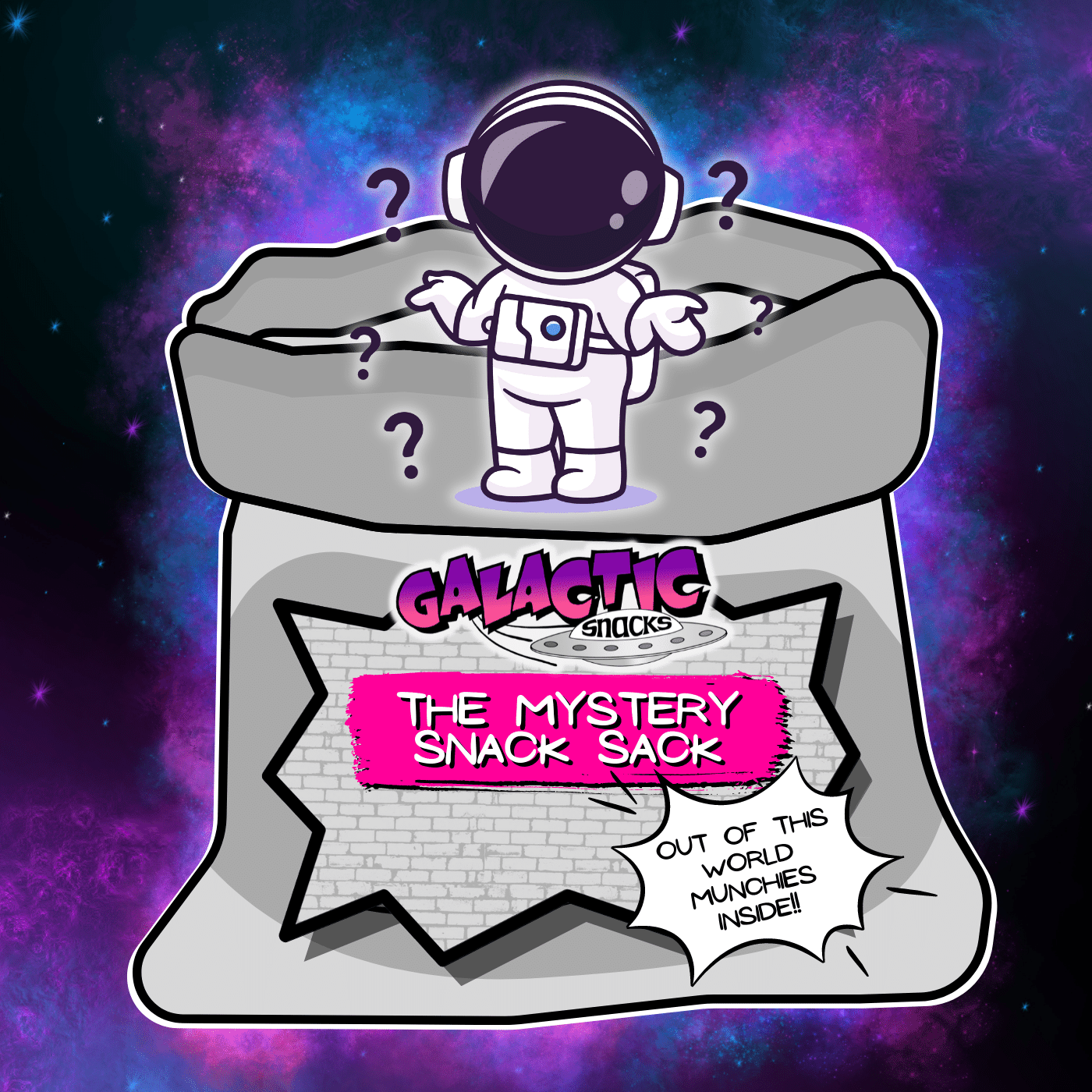 The Mystery Snack Sack - Galactic Snacks BuySnacksOnline.com