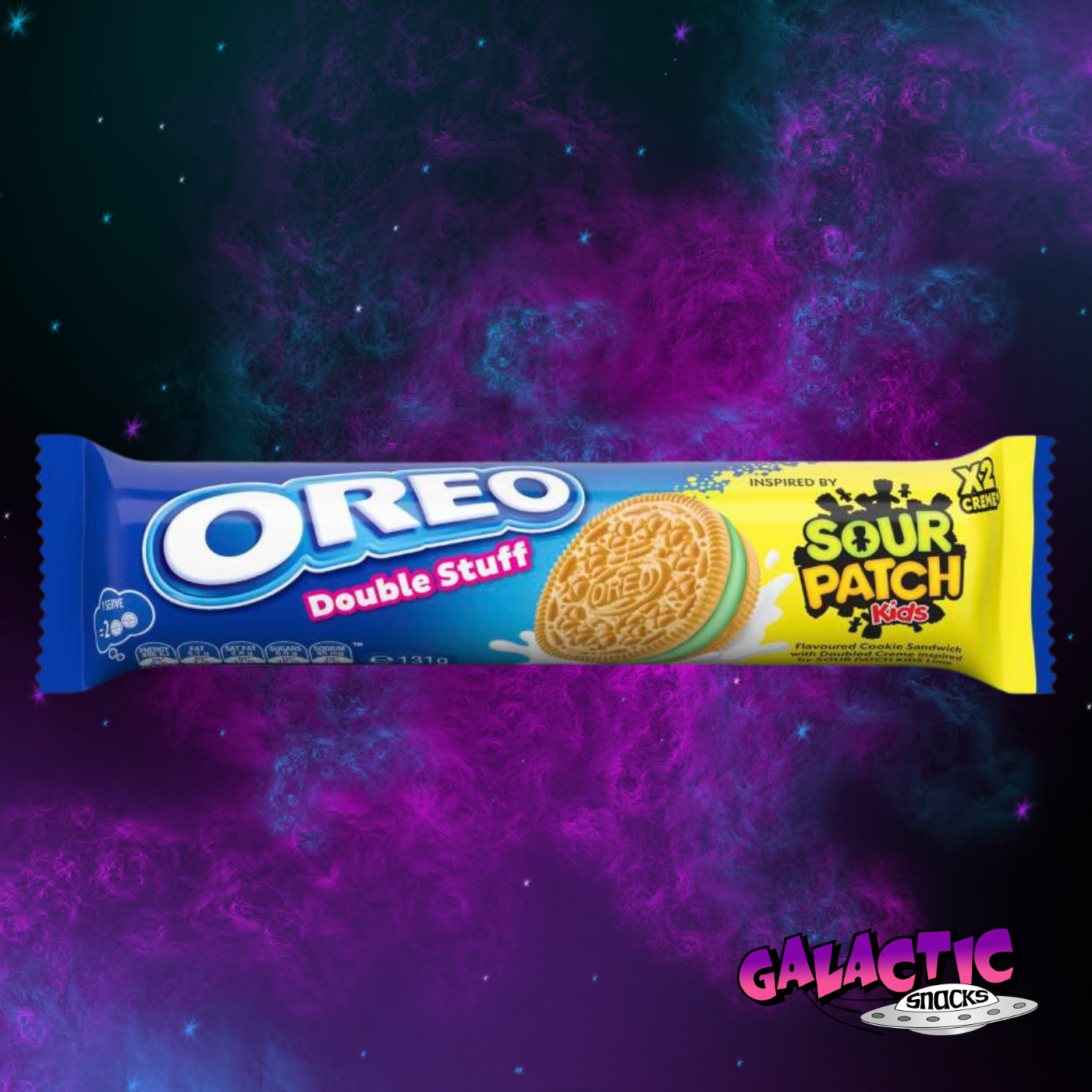 Oreo x Sour Patch Kids Double Stuff - 131g (Australia)