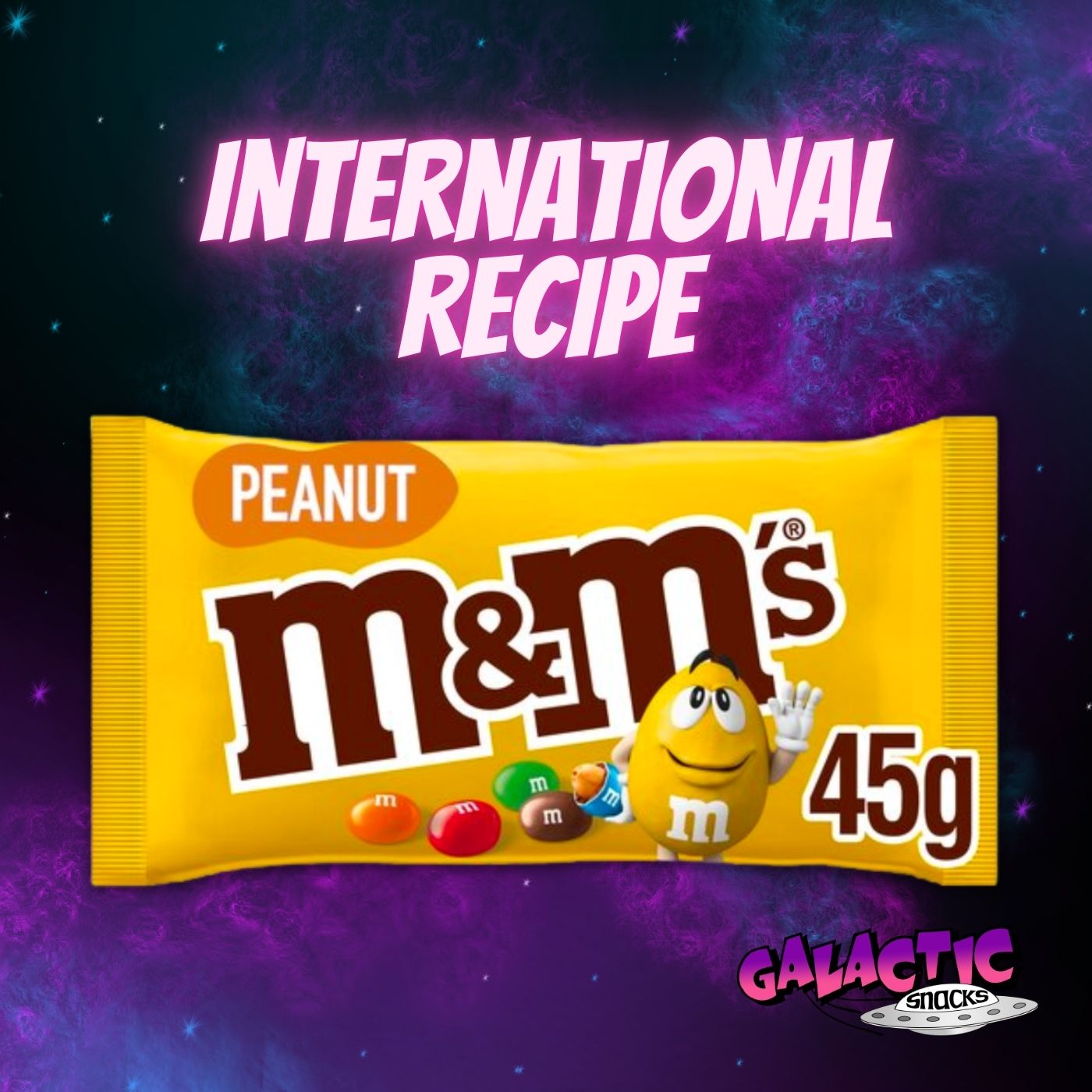 M&Ms Peanut - UK Recipe - 45g (United Kingdom)