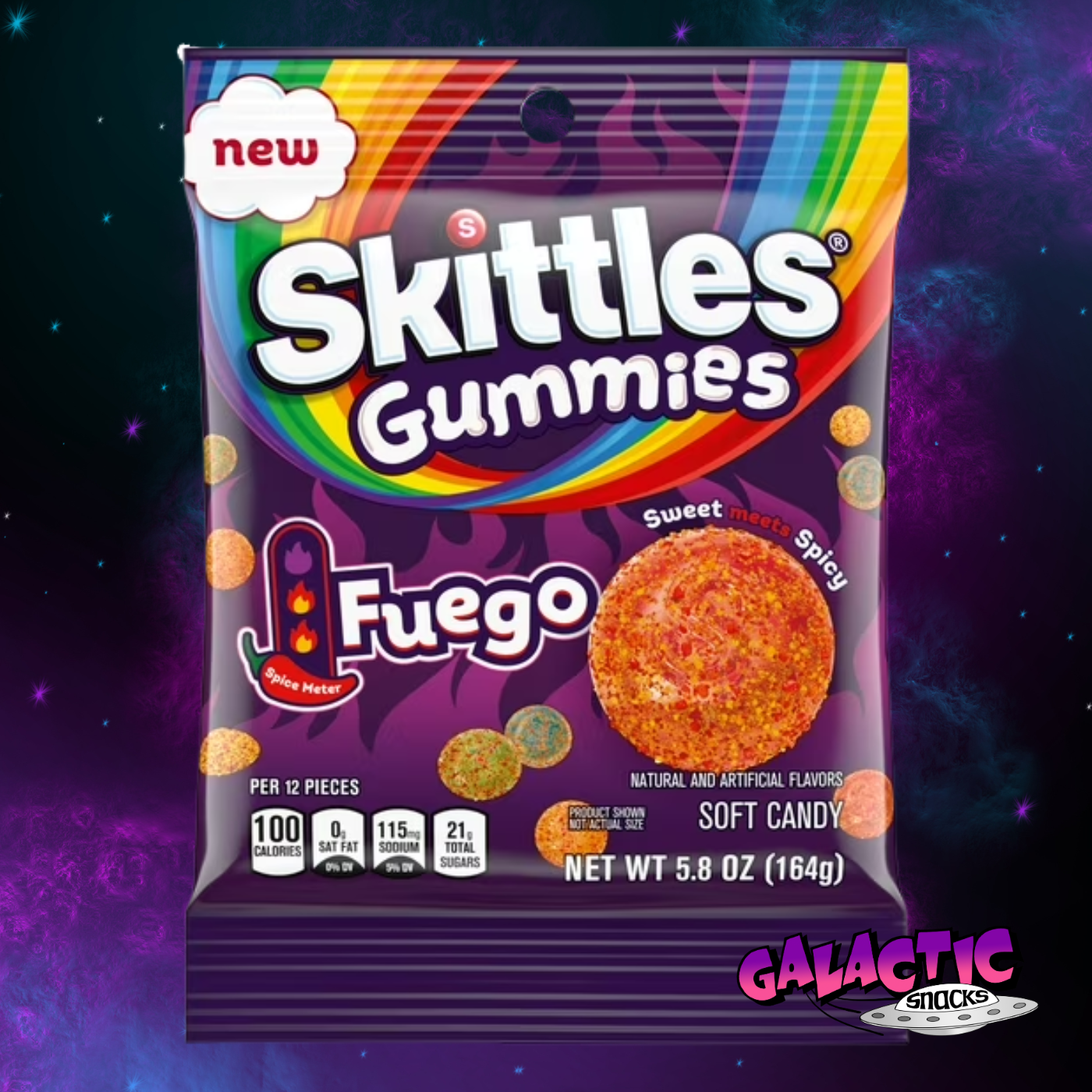 Skittles Gummies Fuego - 5.8oz
