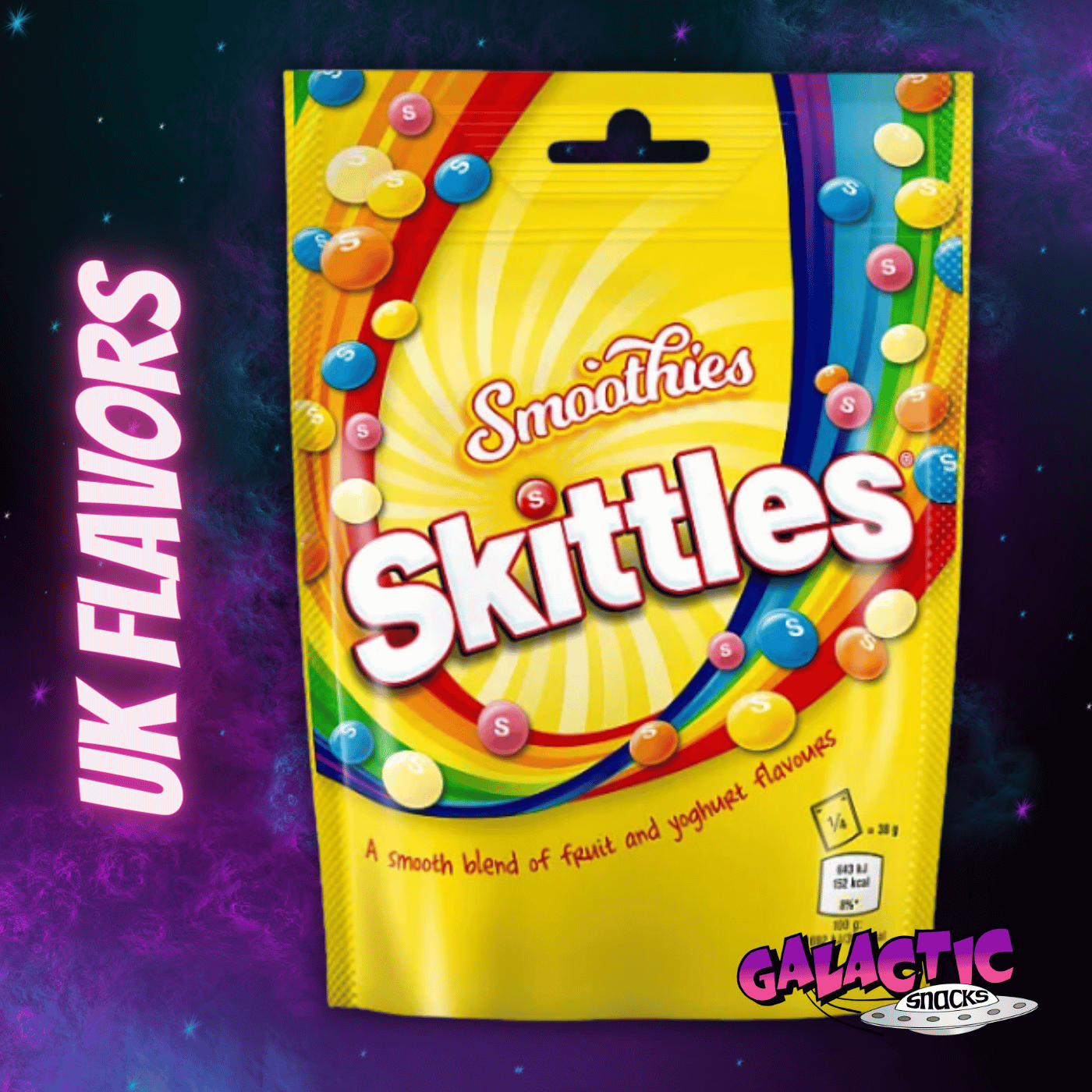 Skittles Smoothies - UK Flavors - 136g (United Kingdom)