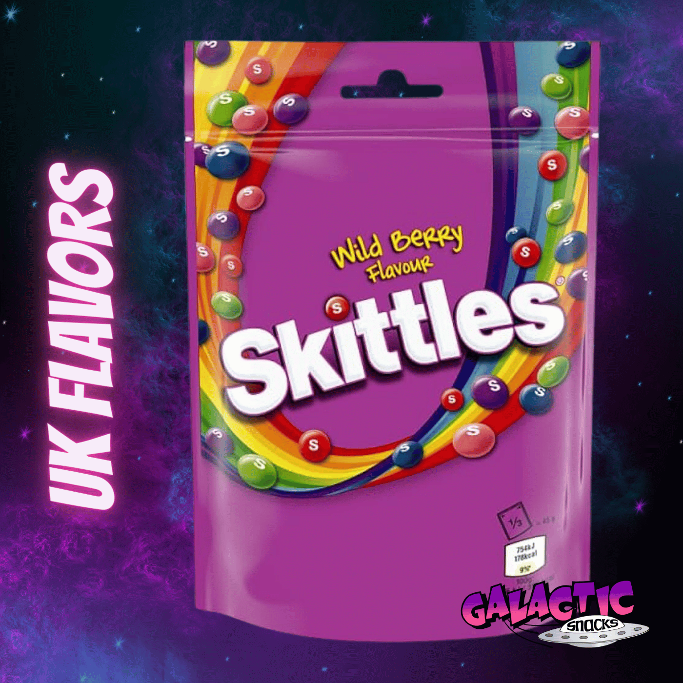 Skittles Wild Berry - UK Flavors - 136g (United Kingdom)