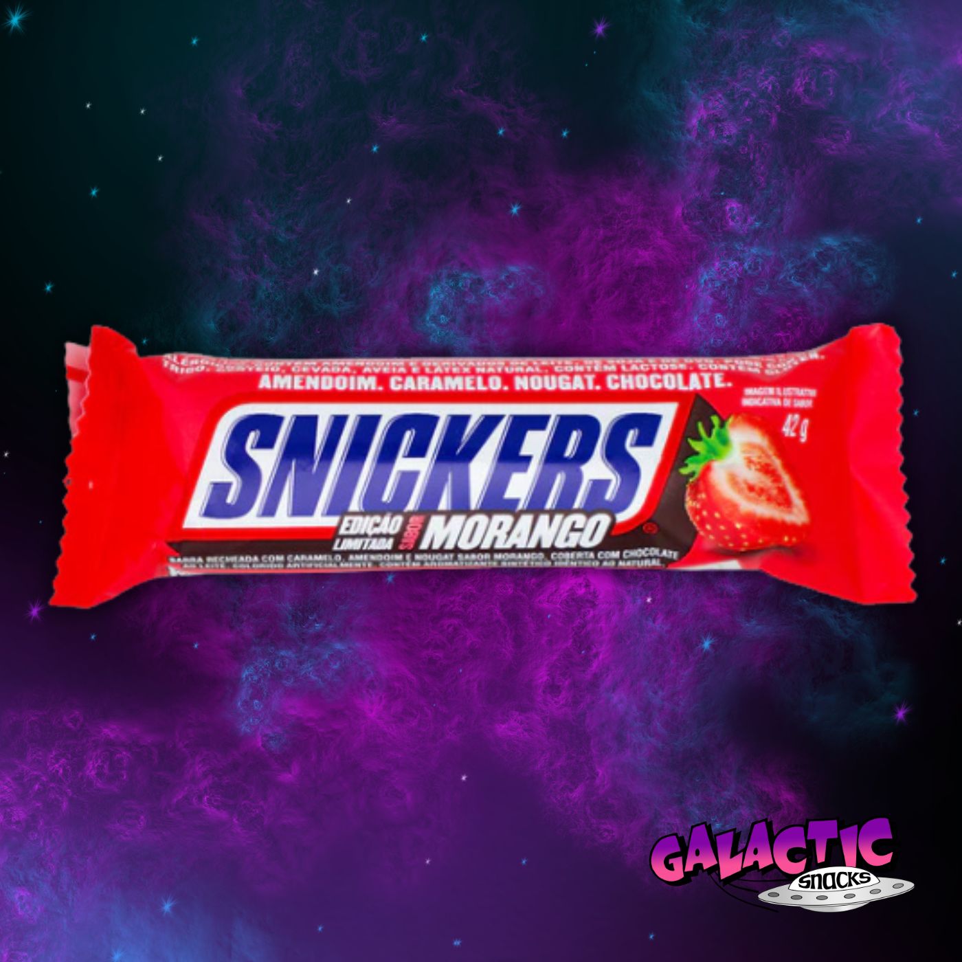 Snickers Strawberry Chocolate Bar - 42g (Brazil)