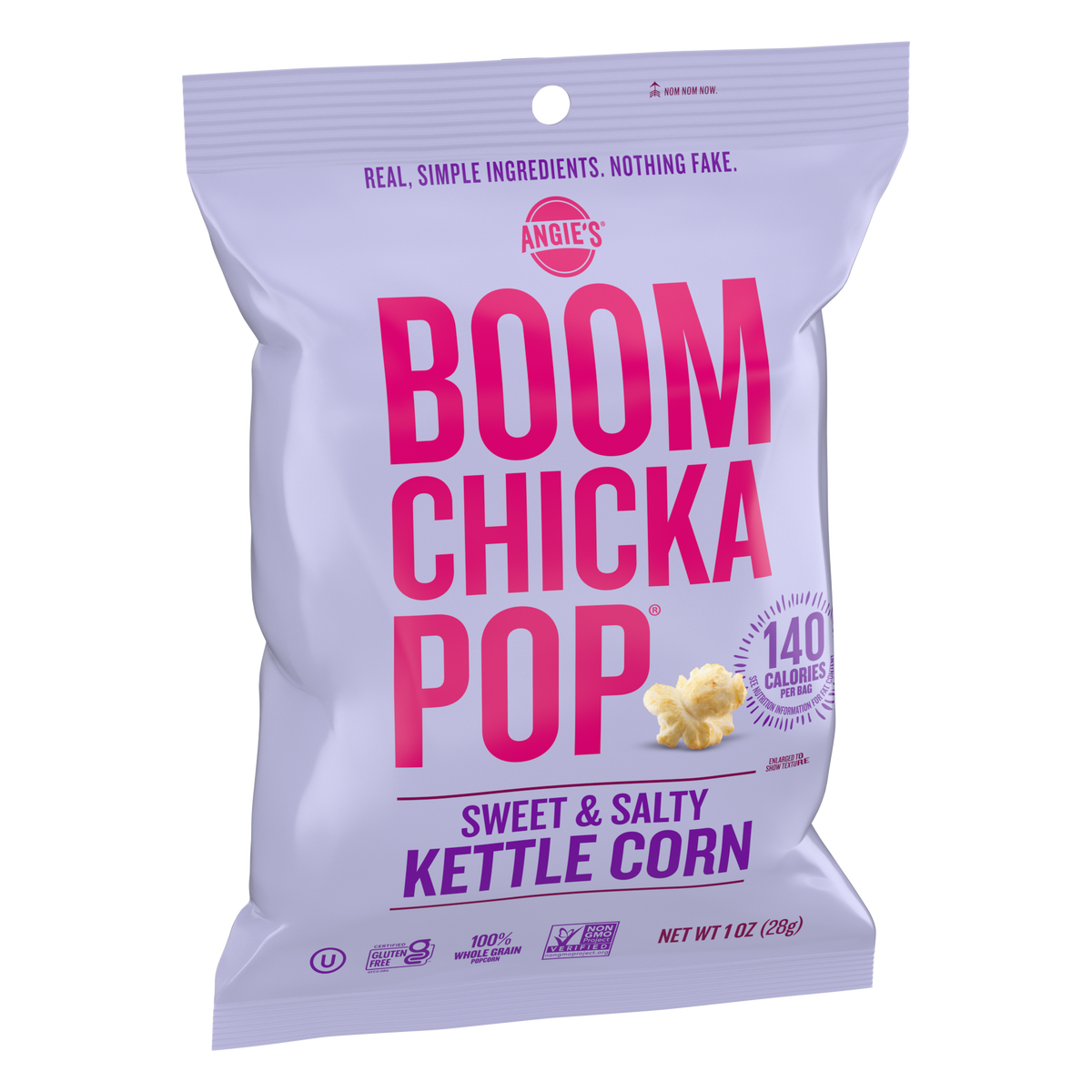 Angie's BOOMCHICKAPOP Sweet & Salty Kettle Corn single 1 oz (28g) bag