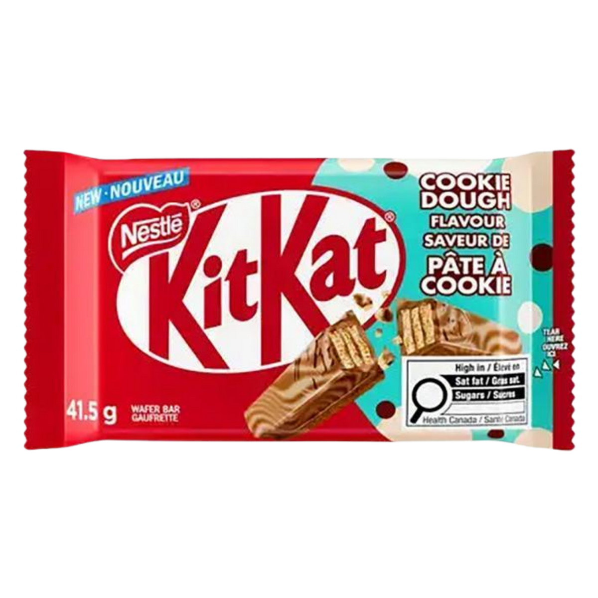 KitKat Cookie Dough 41.5g wrapper