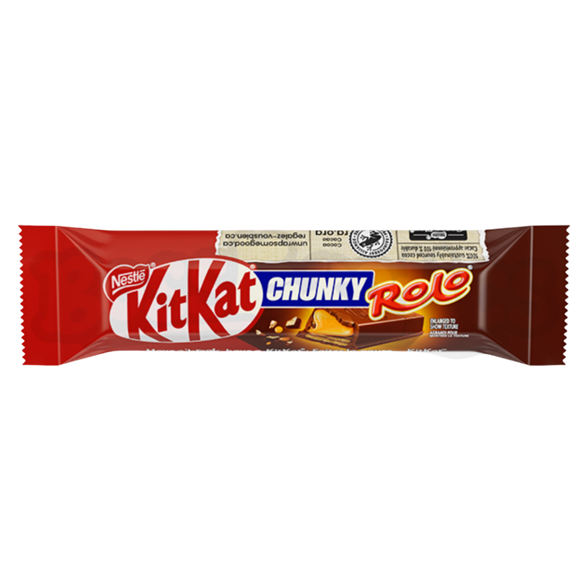 KitKat Chunky Rolo 42g wrapper