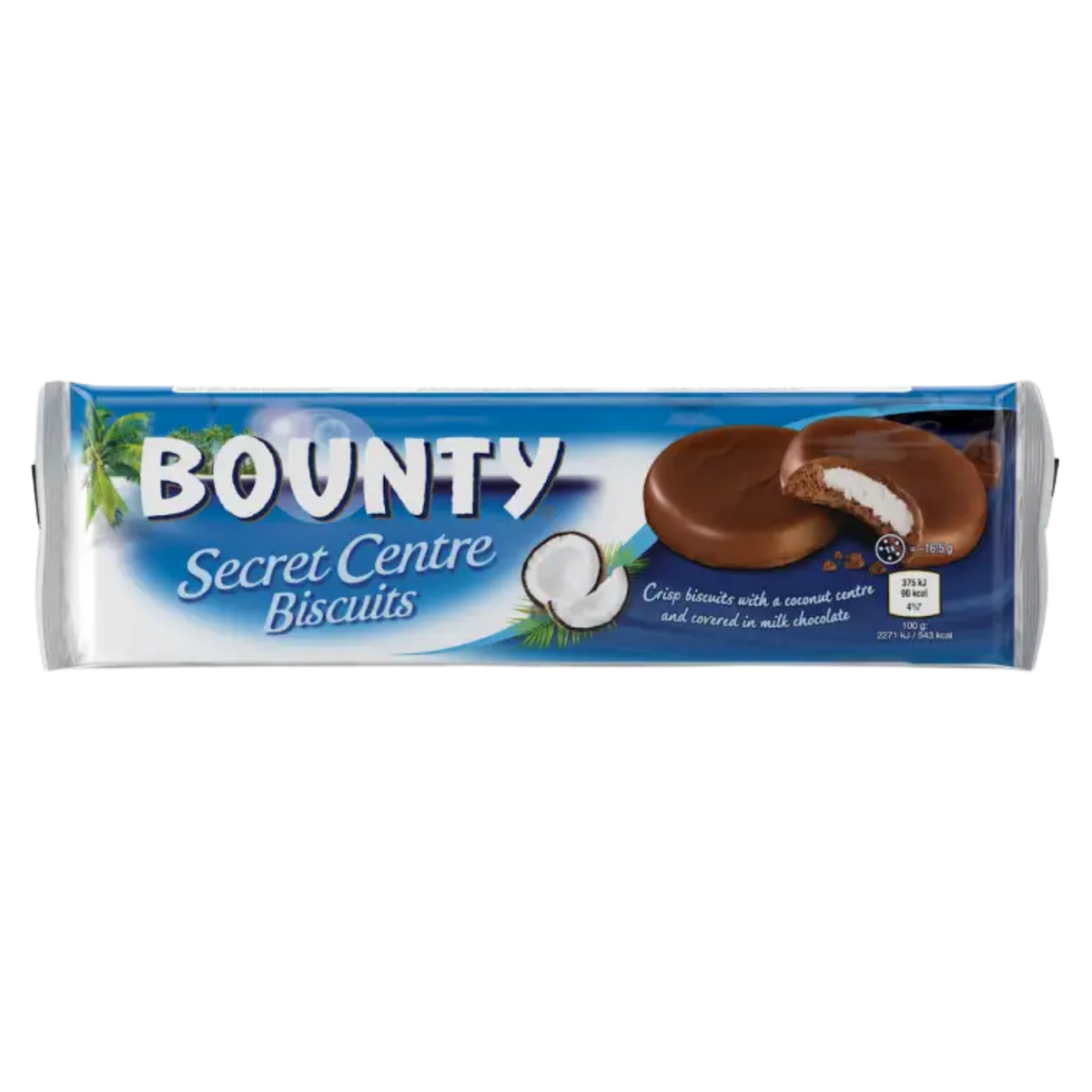 Bounty - Secret Centre Biscuits - 132g (UK) — isolated package