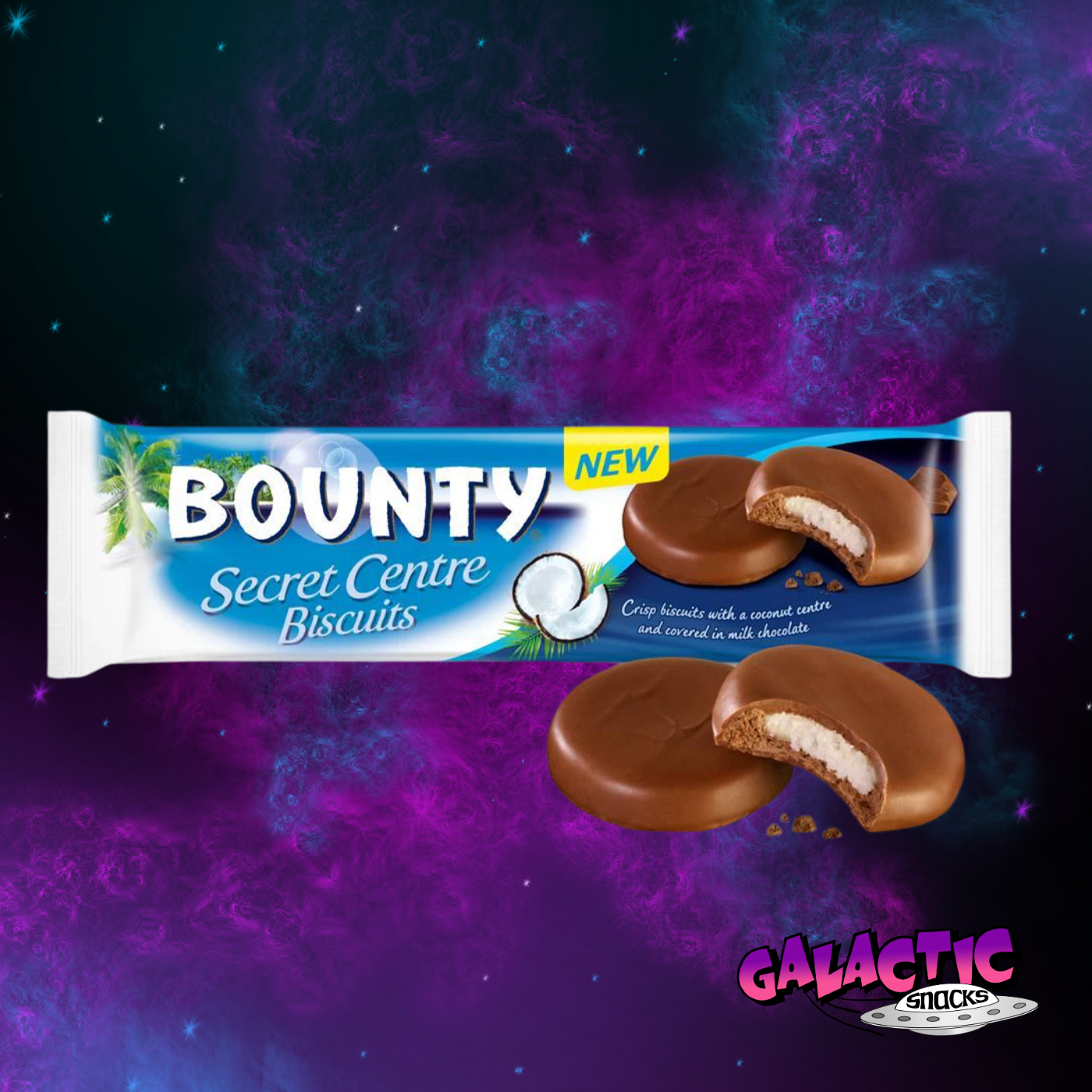 Bounty - Secret Centre Biscuits - 132g (UK)