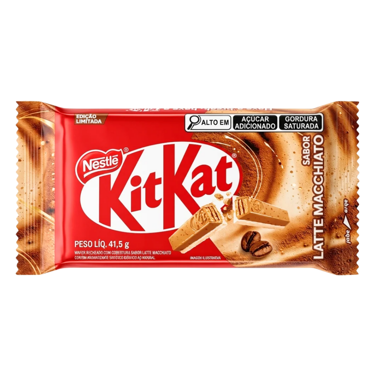 KitKat Latte Macchiato - 41.5g (Brazil) — isolated package