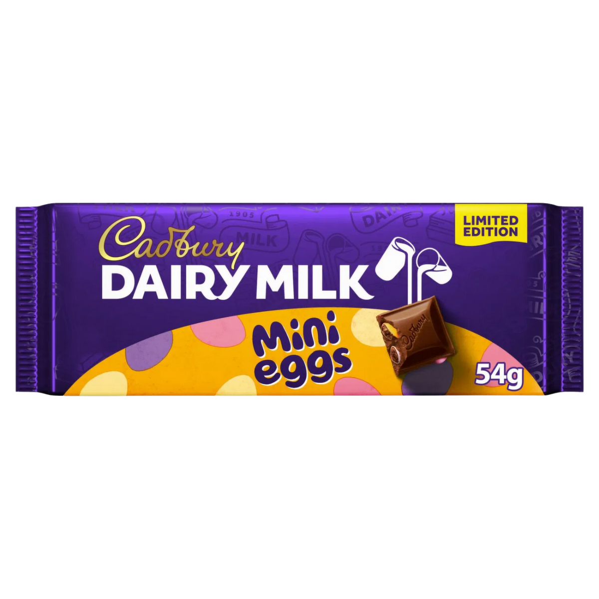 Cadbury Dairy Milk Mini Eggs - 54g (United Kingdom) — isolated package