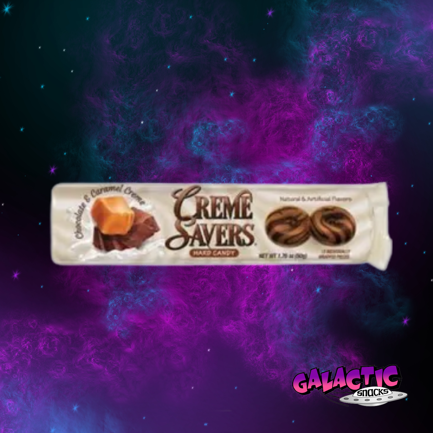 Creme Savers Chocolate & Caramel Creme Roll - 50g
