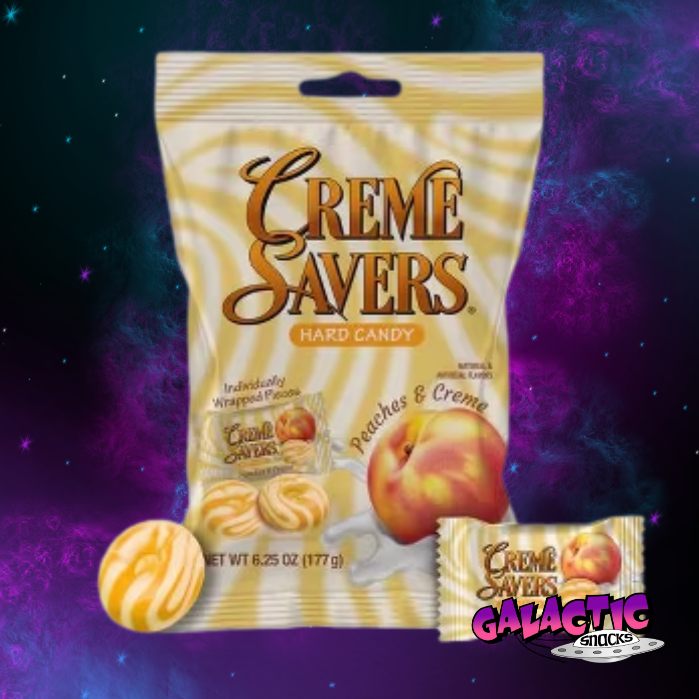Creme Savers Peaches & Creme - 6.25 oz
