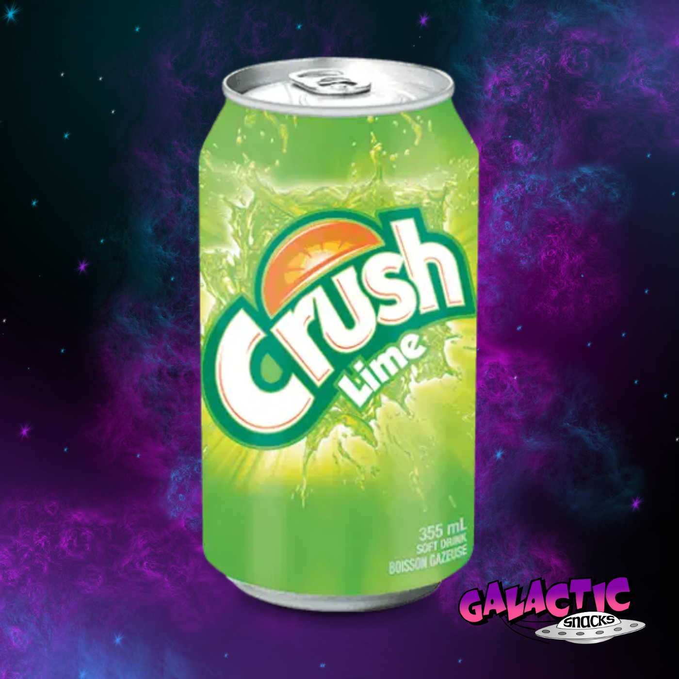 Crush - Lime Soda 355ml (Canada)