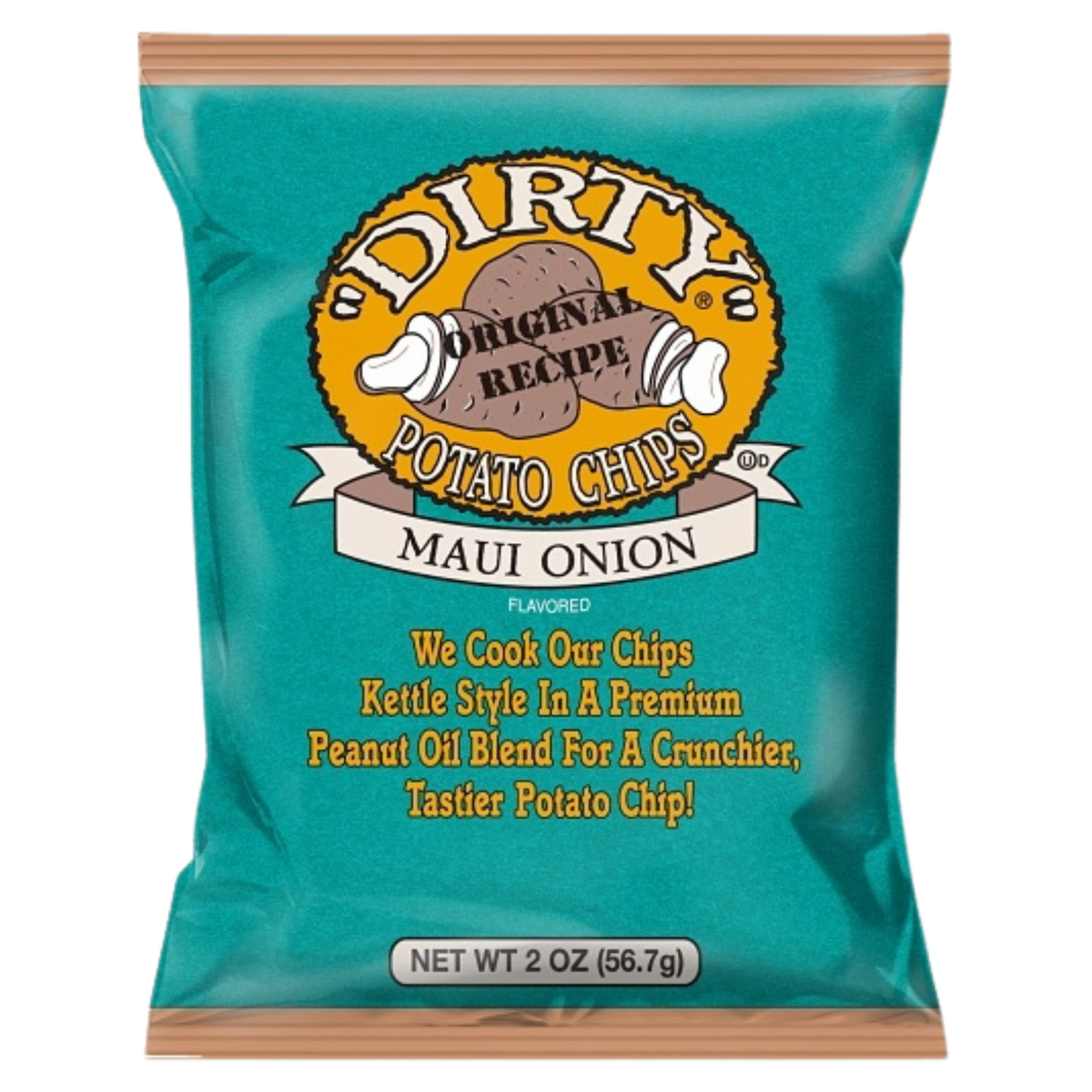 Dirty Maui Onion Potato Chips 2 oz bag