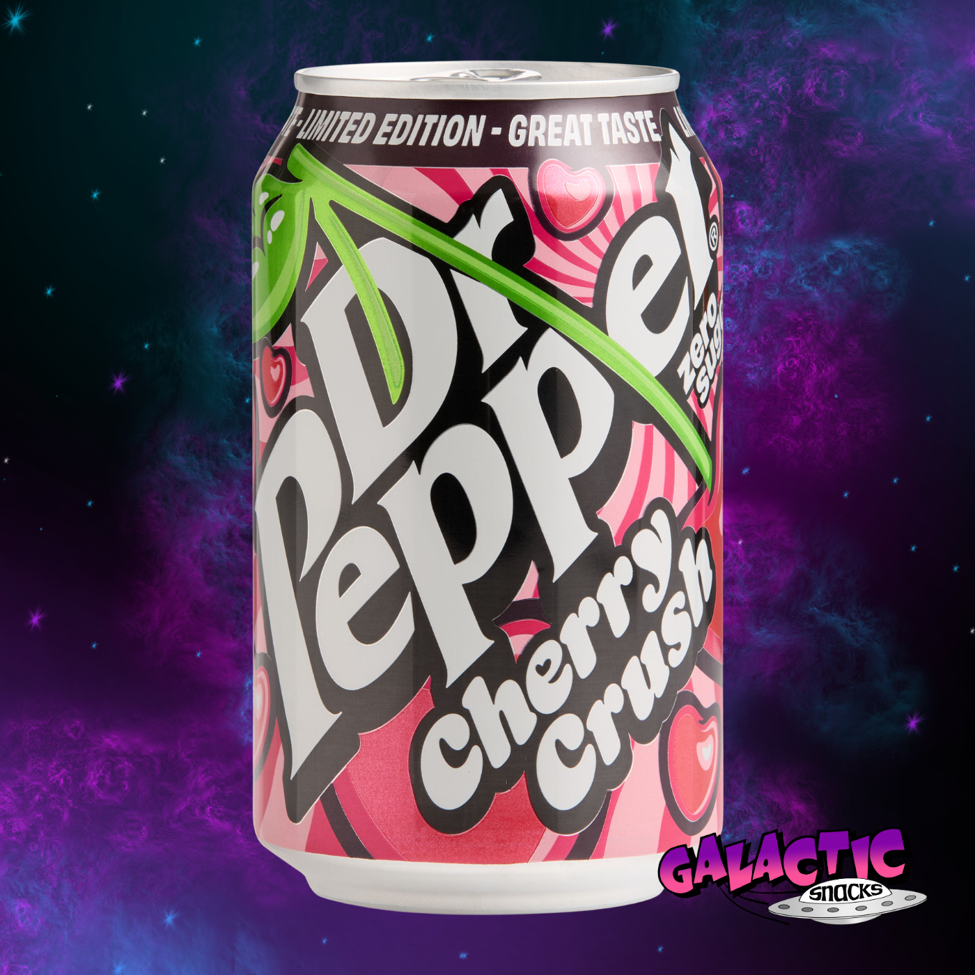 Dr. Pepper - Cherry Crush Zero Sugar 330ml (UK)