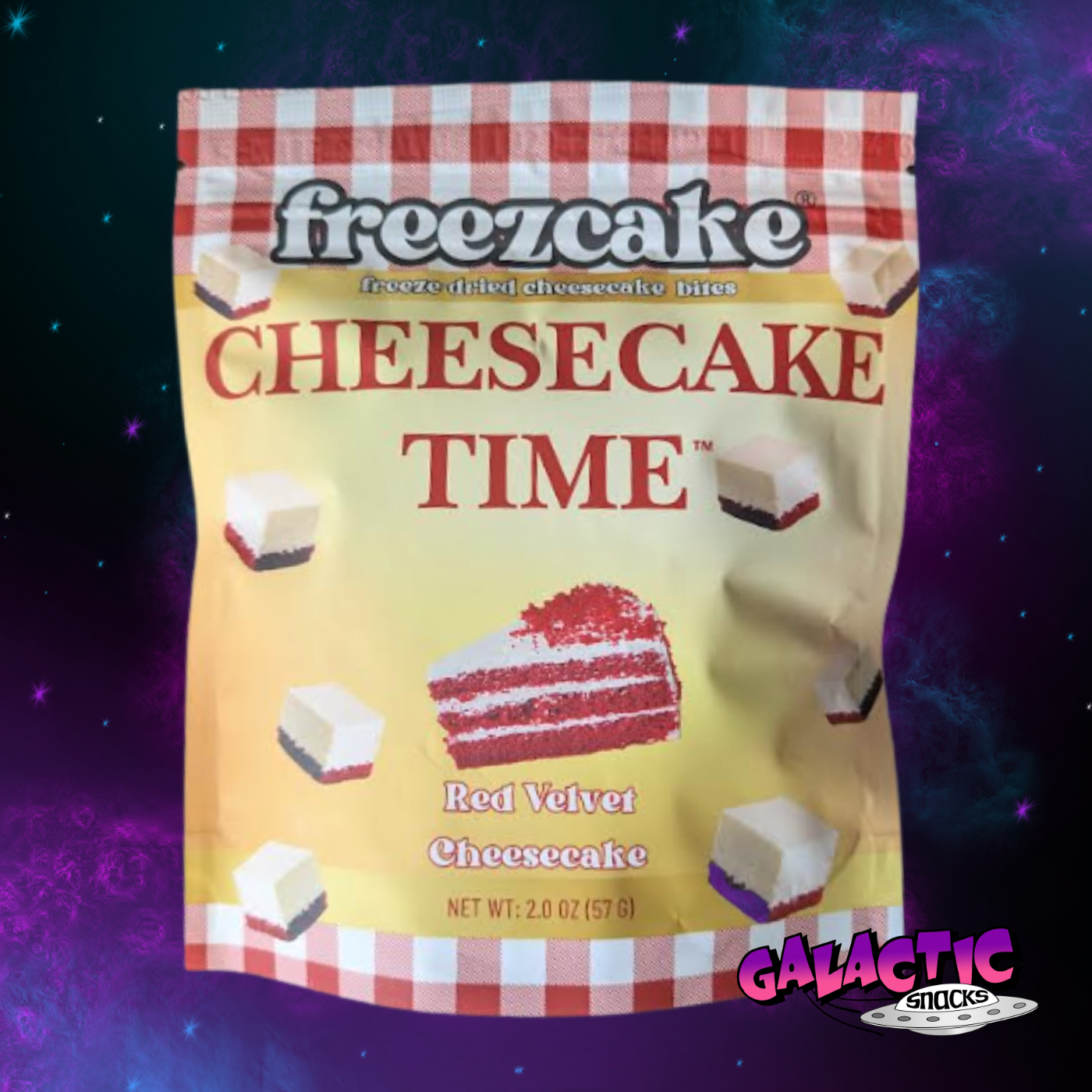 Freeze Dried Red Velvet Cheesecake