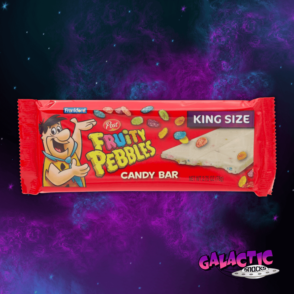 Fruity Pebbles Candy Bar King Size Galactic Snacks