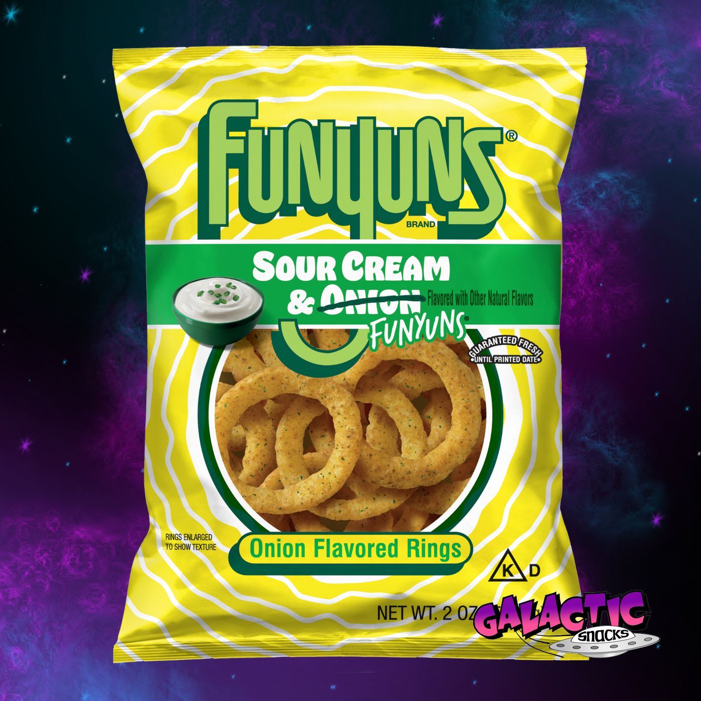 Funyuns Sour Cream & Onion Rings – 2 oz (Limited Edition)