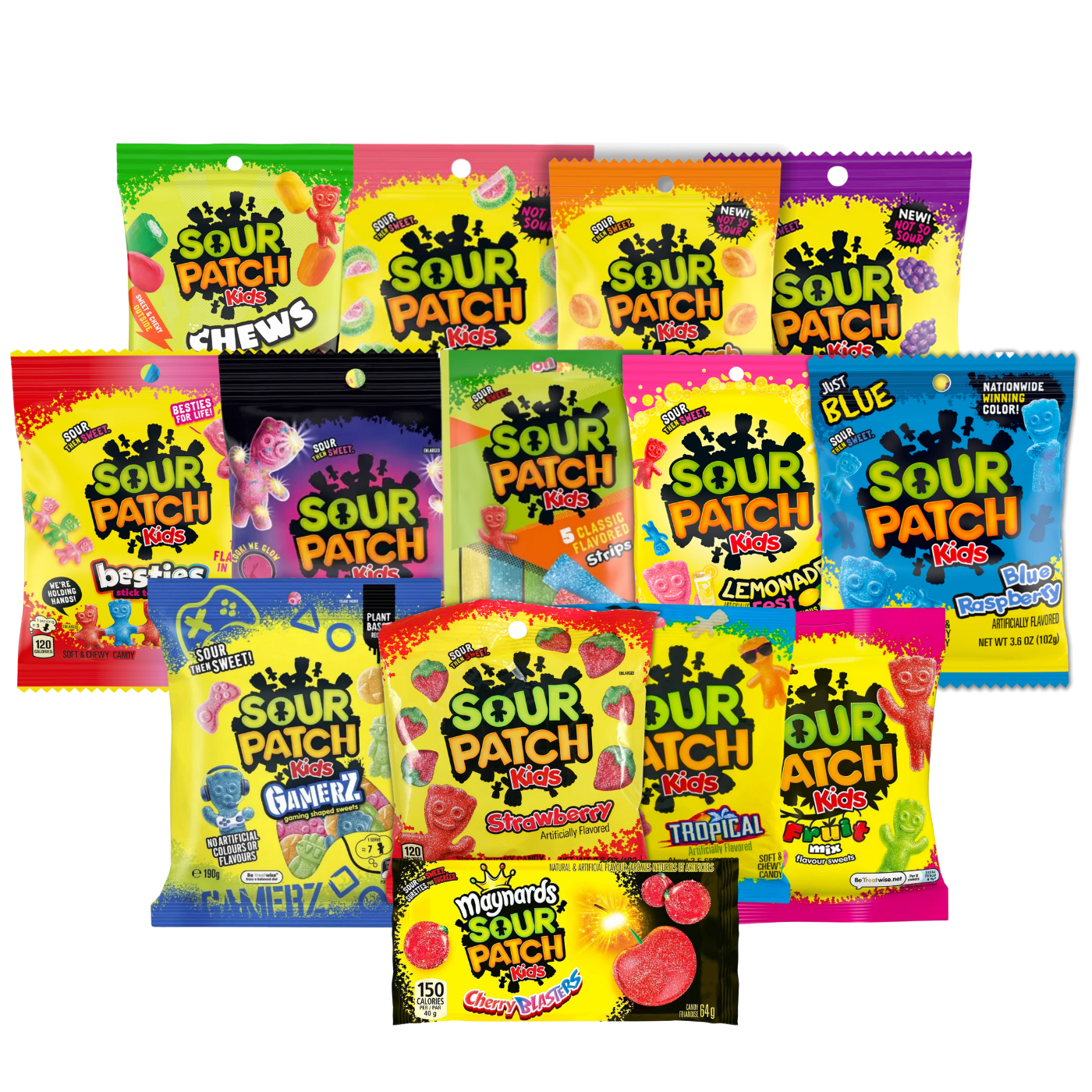 The Ultimate Sour Patch Kids Bundle isolated product cutout