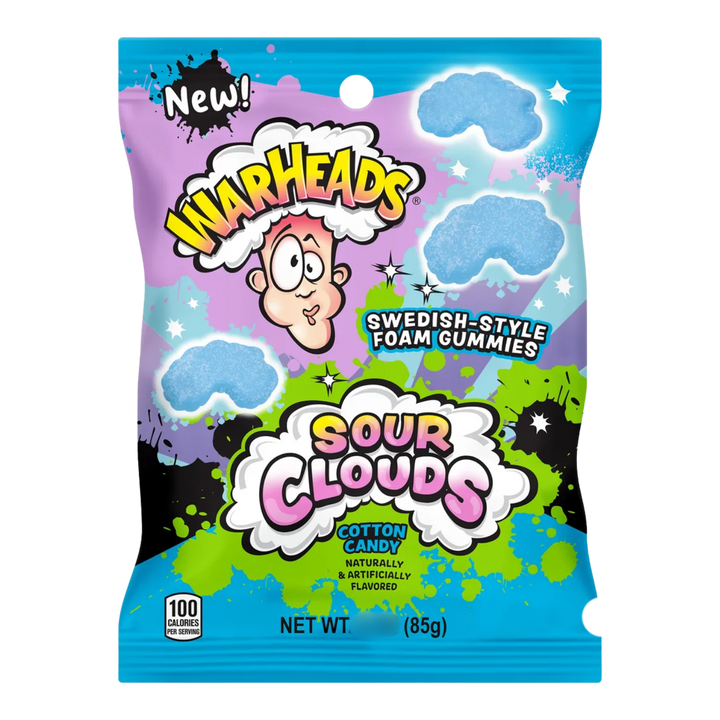 Warheads Cotton Candy Sour Clouds