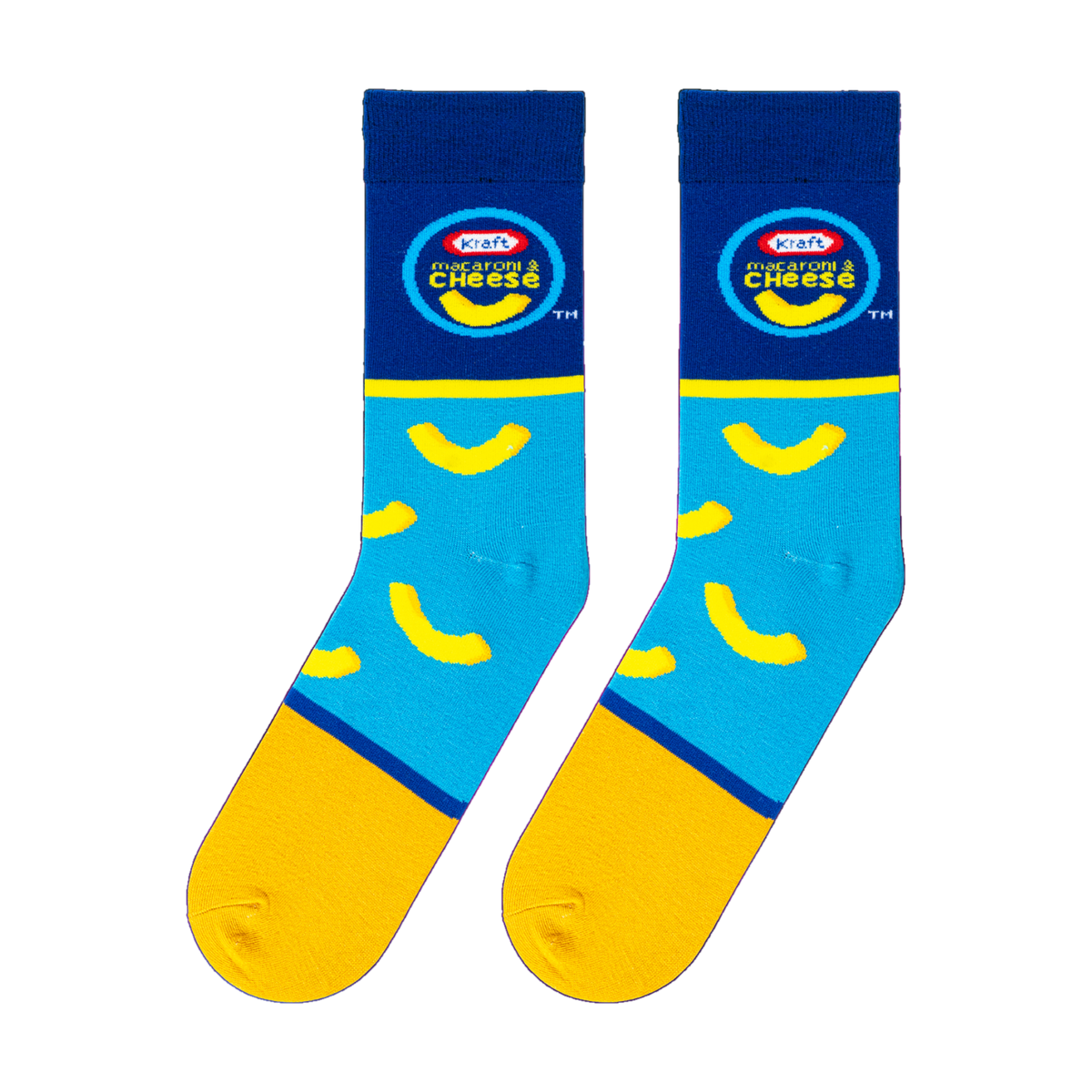 Crazy Socks - Kraft Mac & Cheese transparent product cutout