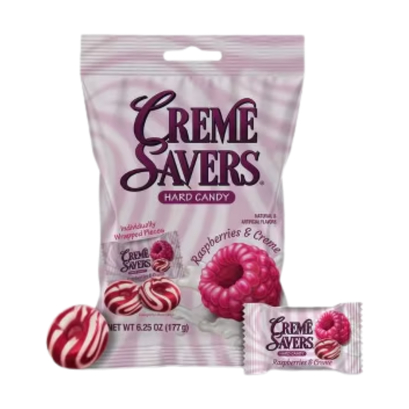 Creme Savers Raspberries & Creme - 6.25 oz product cutout