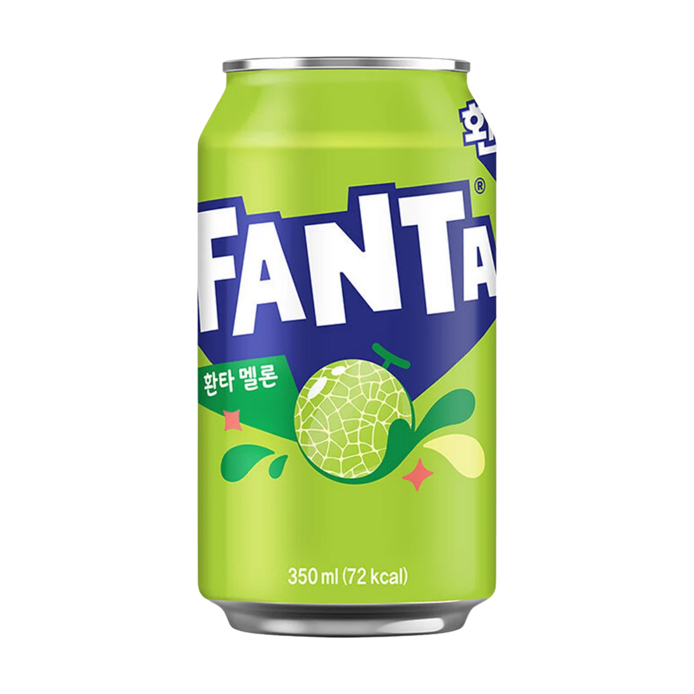 Fanta Melon Korea transparent product cutout