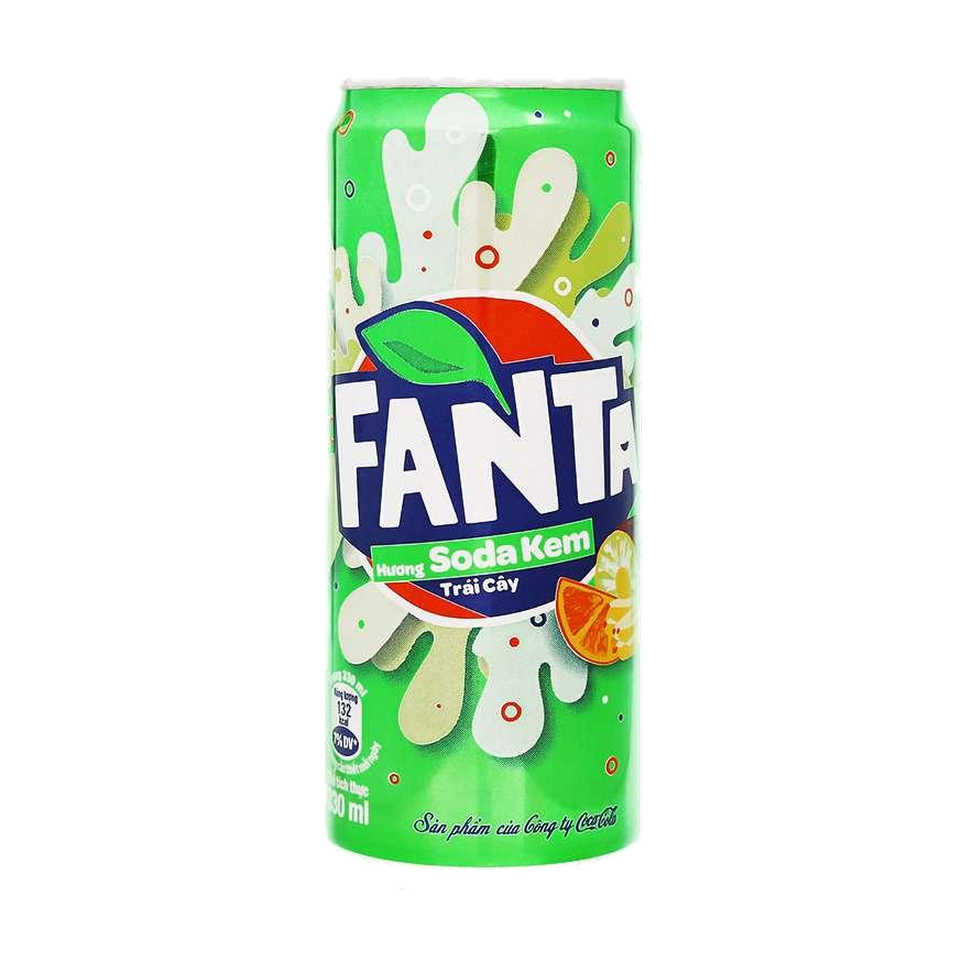 Fanta Sweet Cream Soda - 320ml (Vietnam) cutout