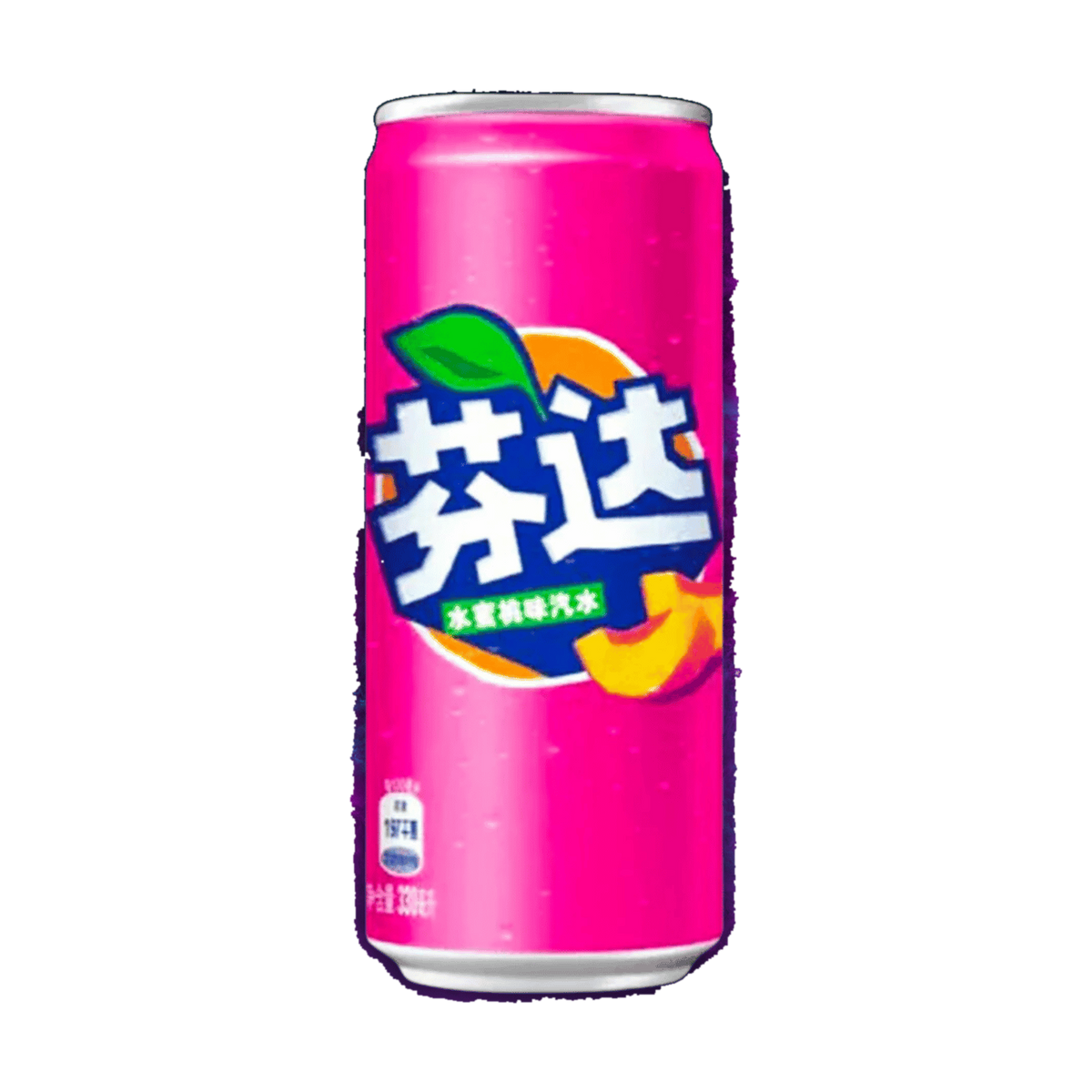 Fanta White Peach 330ml (China) product cutout