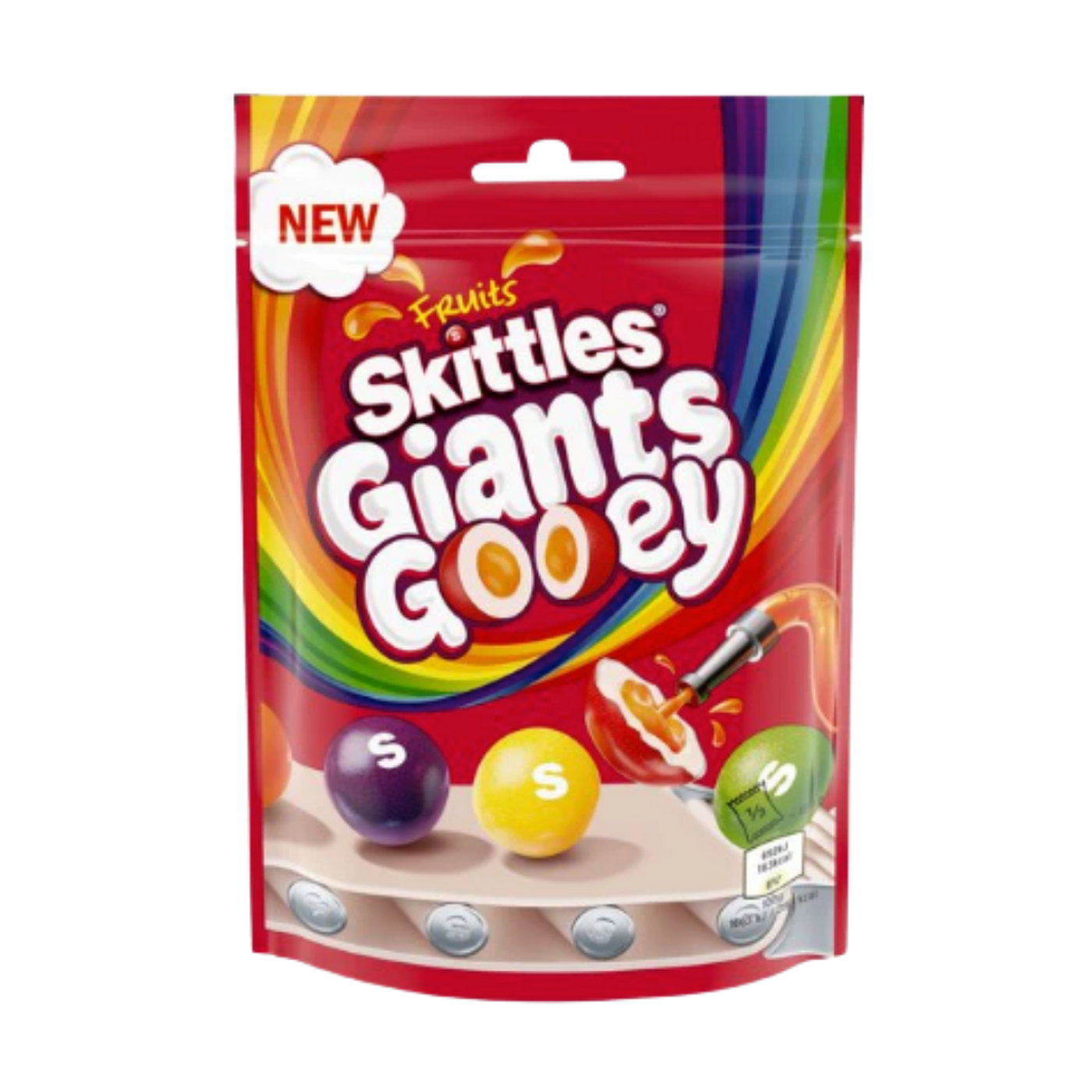 Gooey Skittles Giants - 125g (United Kingdom) product cutout