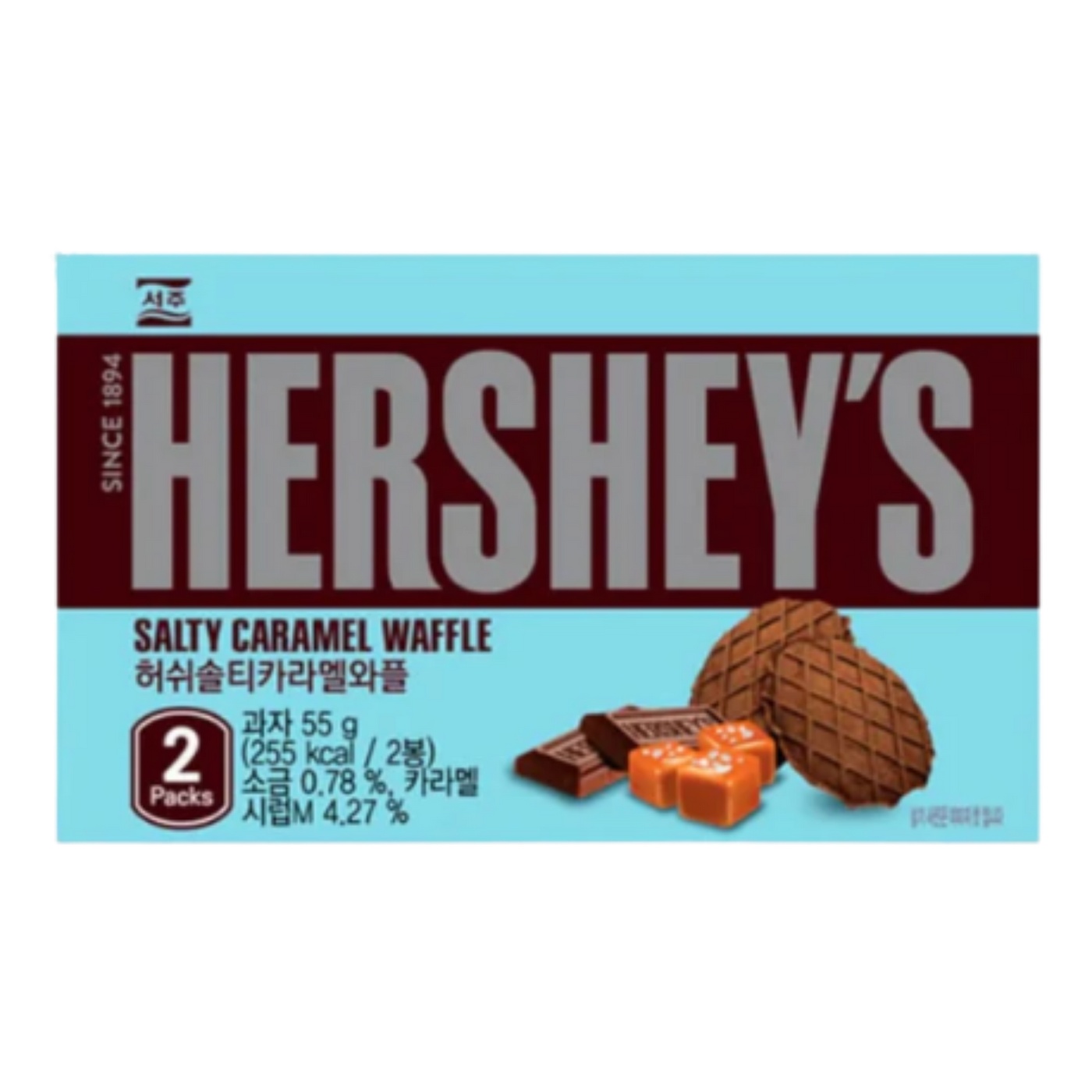 Hershey's Salty Caramel Waffle Cookie product cutout