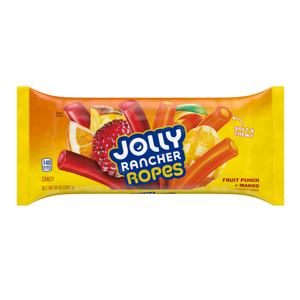 Jolly Rancher Ropes Fruit Punch & Mango - 10 oz front package view