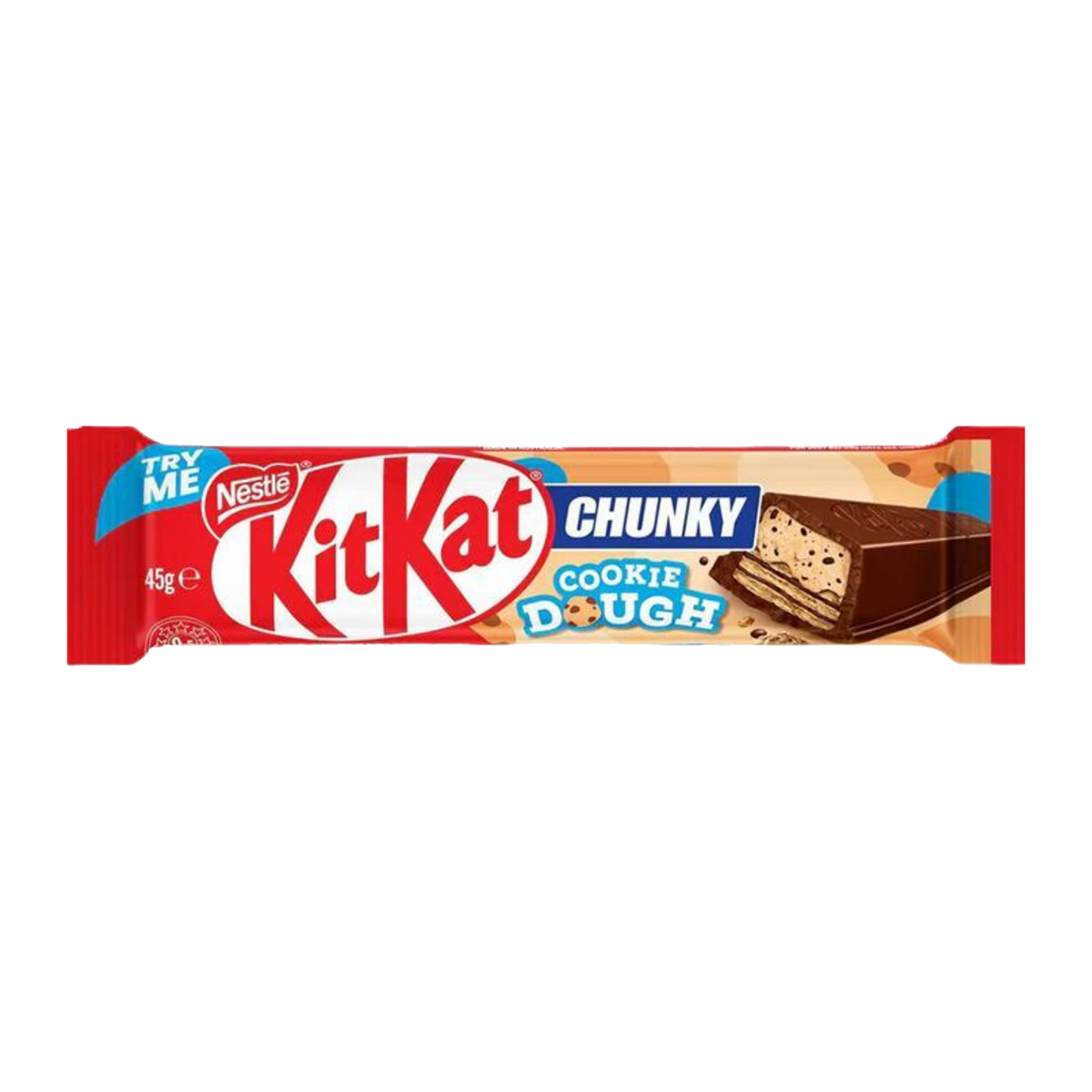 Kit Kat Cookie Dough 45g Australia transparent product cutout
