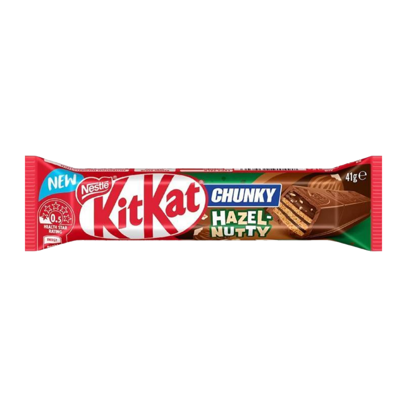 Kit Kat Hazelnutty 41g Australia transparent product cutout