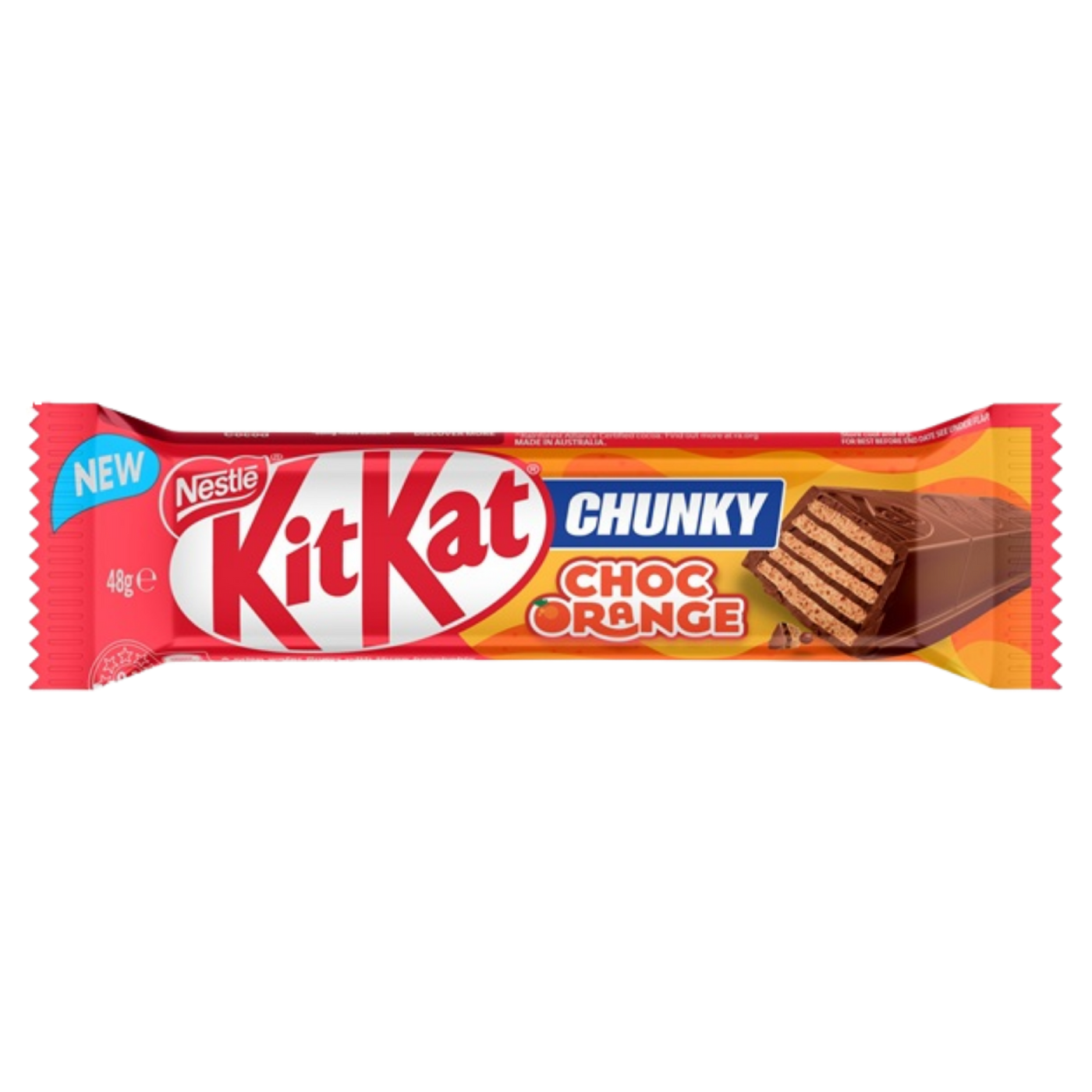 KitKat Chunky Choc Orange - 48g (Australia) product cutout