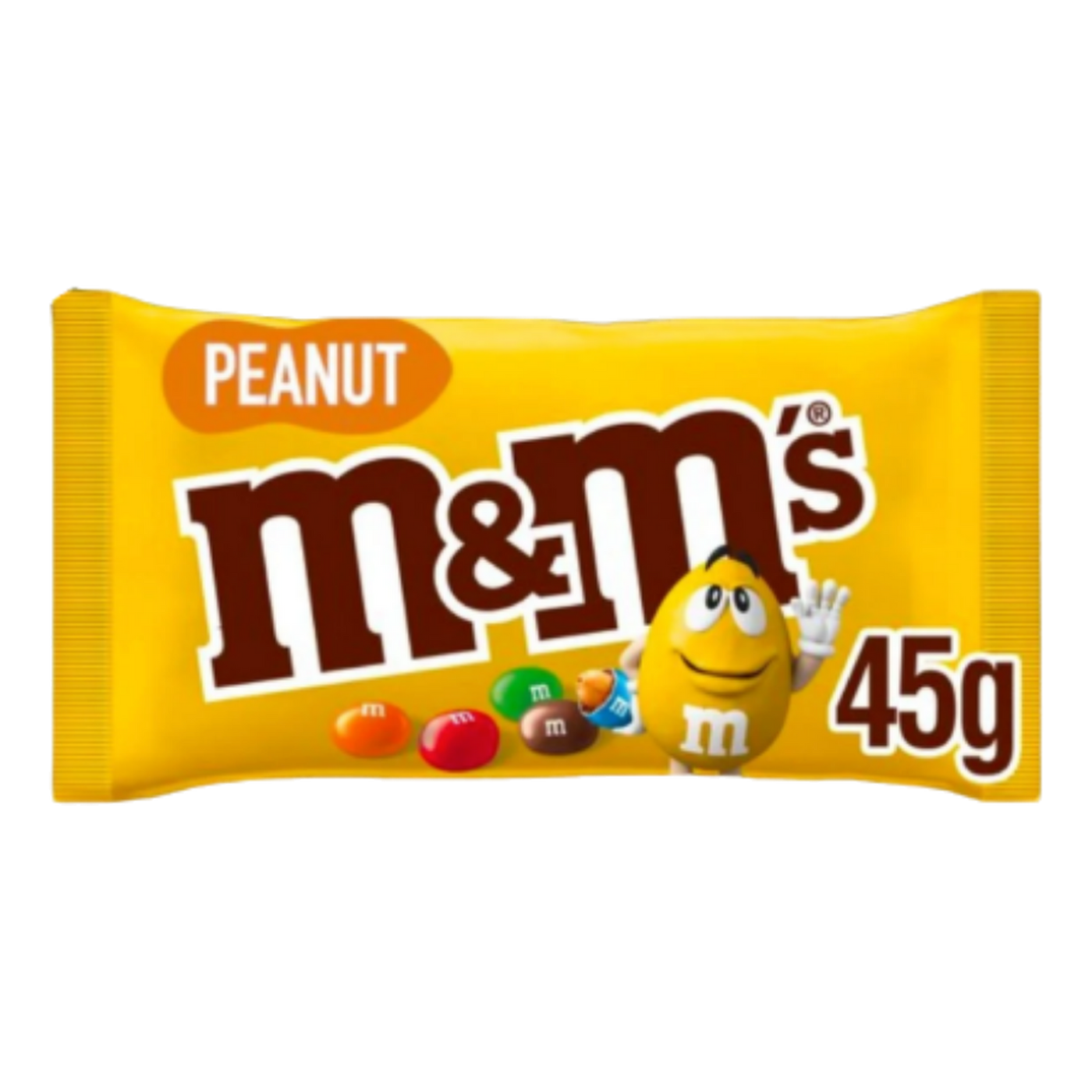 M&Ms Peanut - UK Recipe - 45g (United Kingdom) product cutout